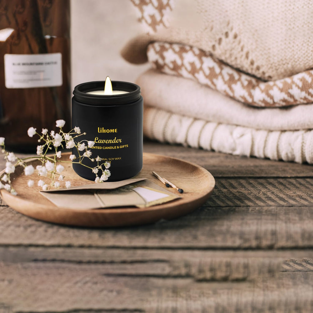 Christmas Candles - Christmas Gifts for Women, Aromatherapy Candle for Home Scented, Natural Soy Wax Vanilla Scented Candles