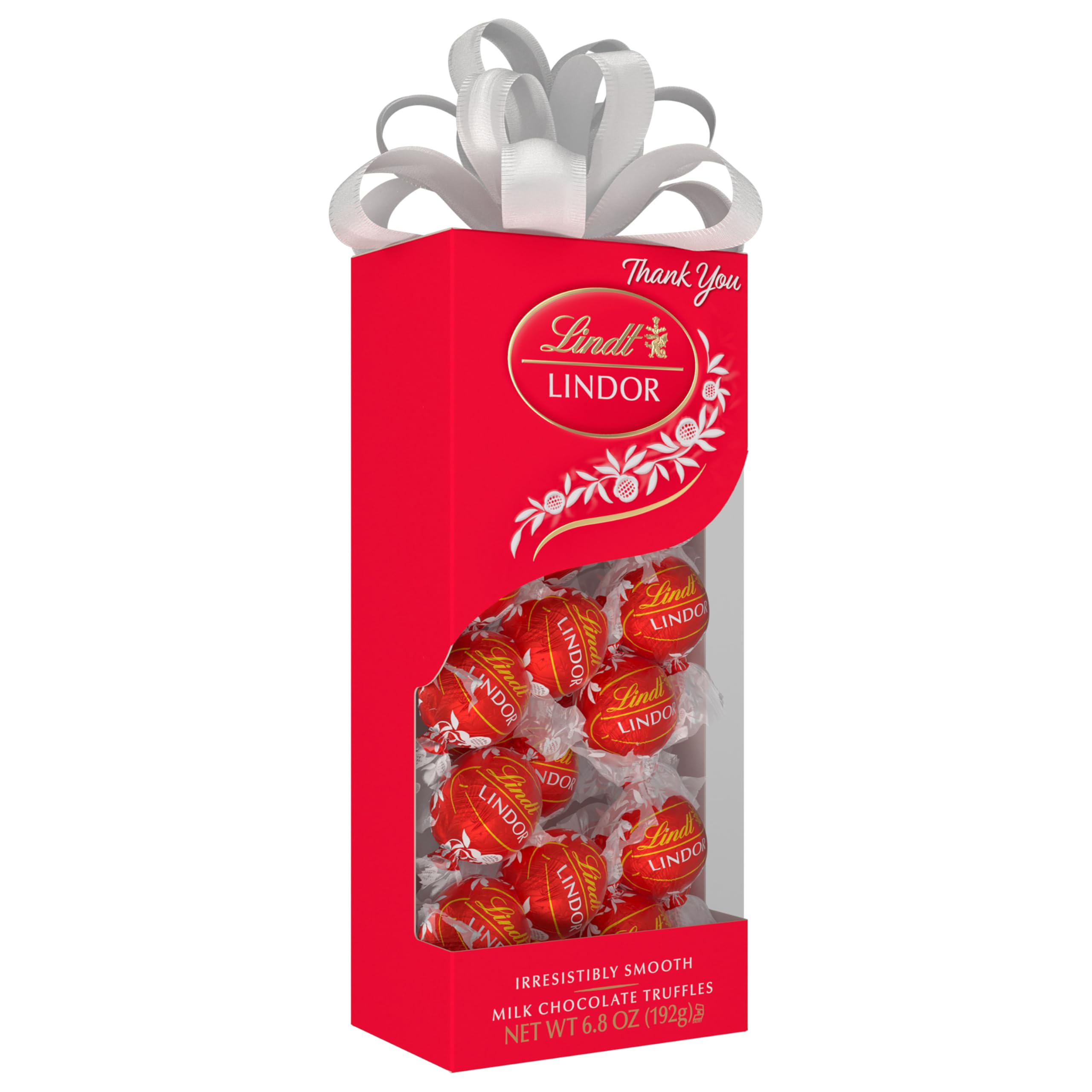 Lindt LINDOR Holiday Snickerdoodle White Chocolate Candy Truffles with Smooth, Melting Truffle Center, 8.5 oz. Bag