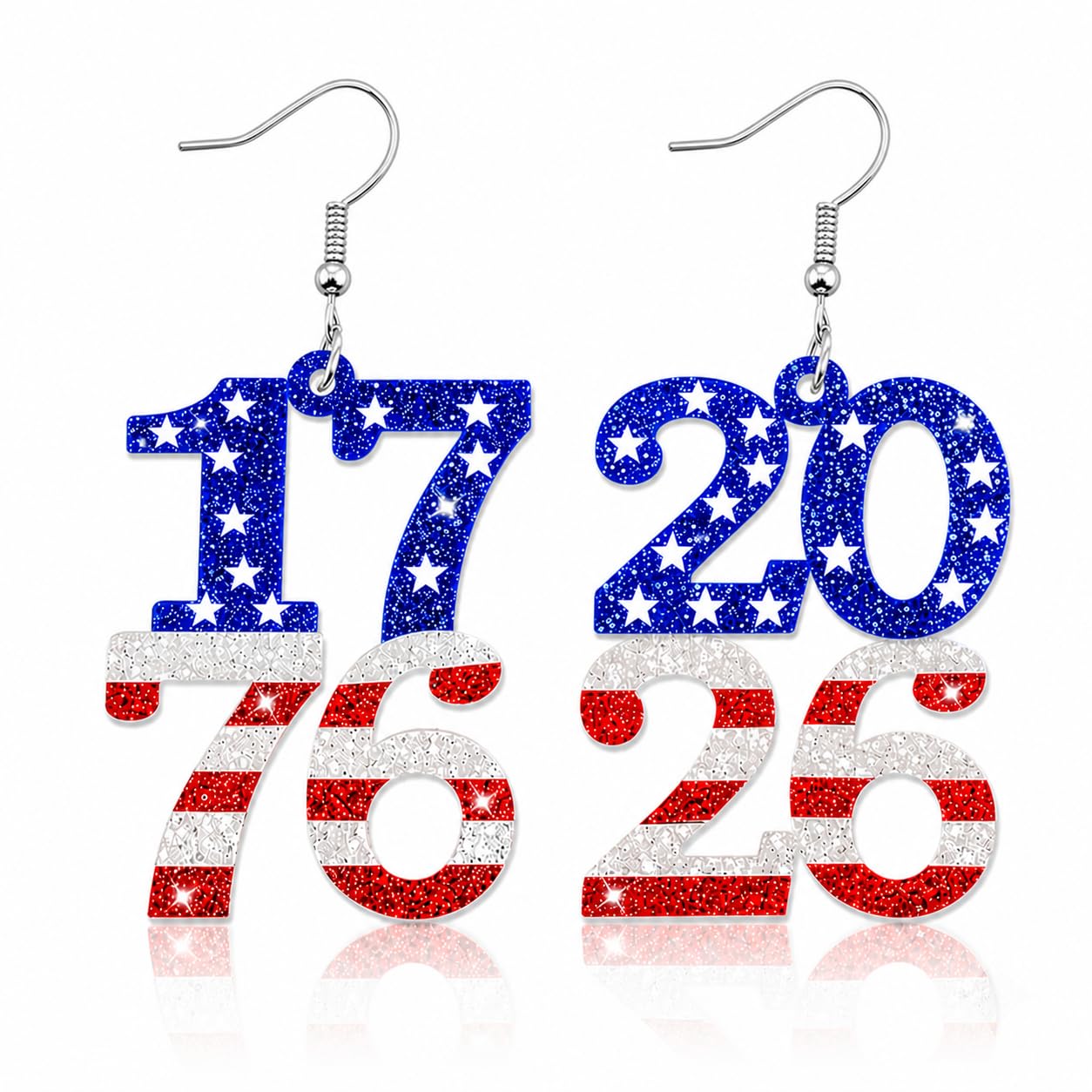 Halloween, Christmas, 4th of July Patriotic Earrings, Holiday Earrings Independence Day Stud Dangle Drop Earrings Hook Fashion Jewelry Gift for Women