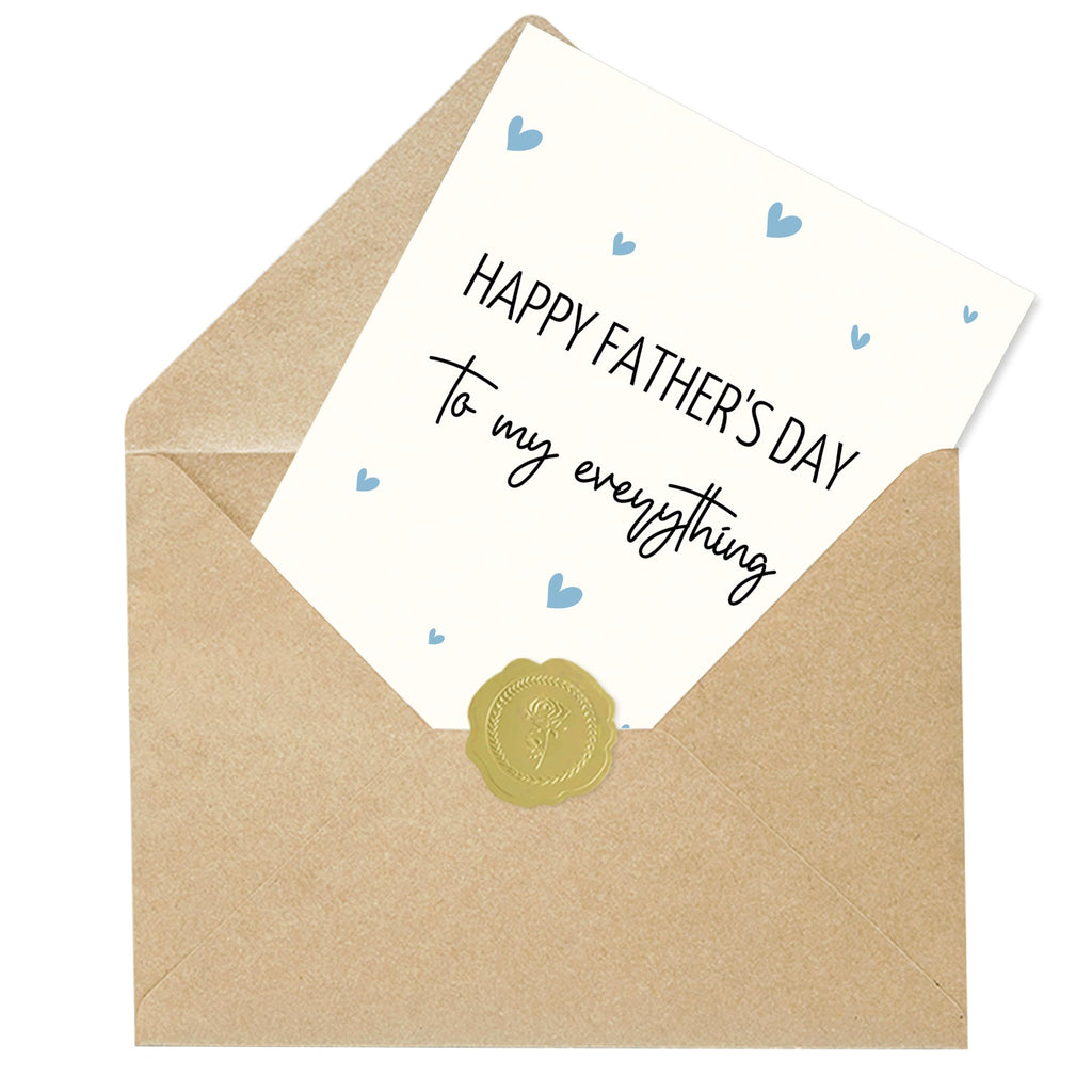 IDU Fathers Day Card, Funny Fathers Day Cards Gifts Decorations for Dad from Daughter, Happy Father's Day Cards Gifts Ideas with Envelope, Cute Humor Like Father Like Daughter Card