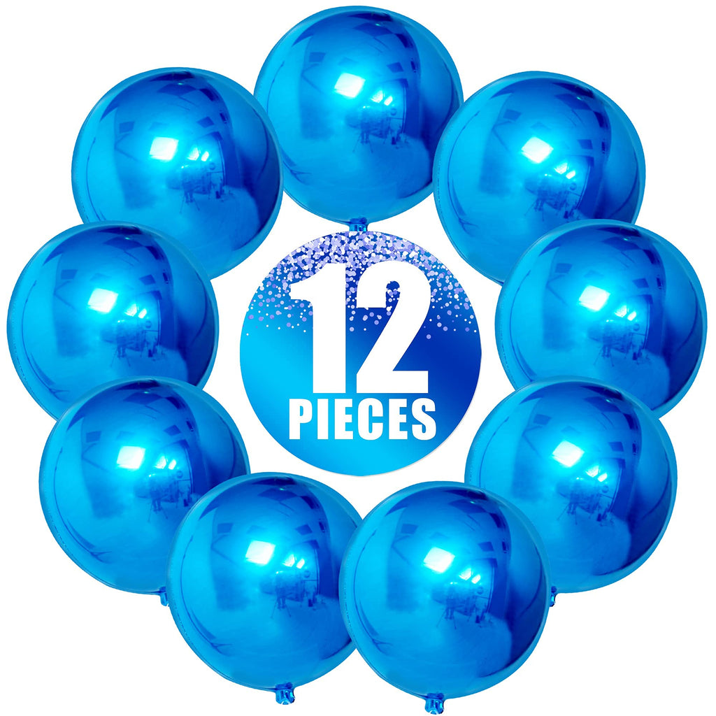 KatchOn, Large Gold Foil Balloons - 22 Inch, Pack of 12 | Gold Balloons for Graduation Decorations 2026 | Mylar Balloons for Anniversary, Wedding, Golden Birthday Party Decorations