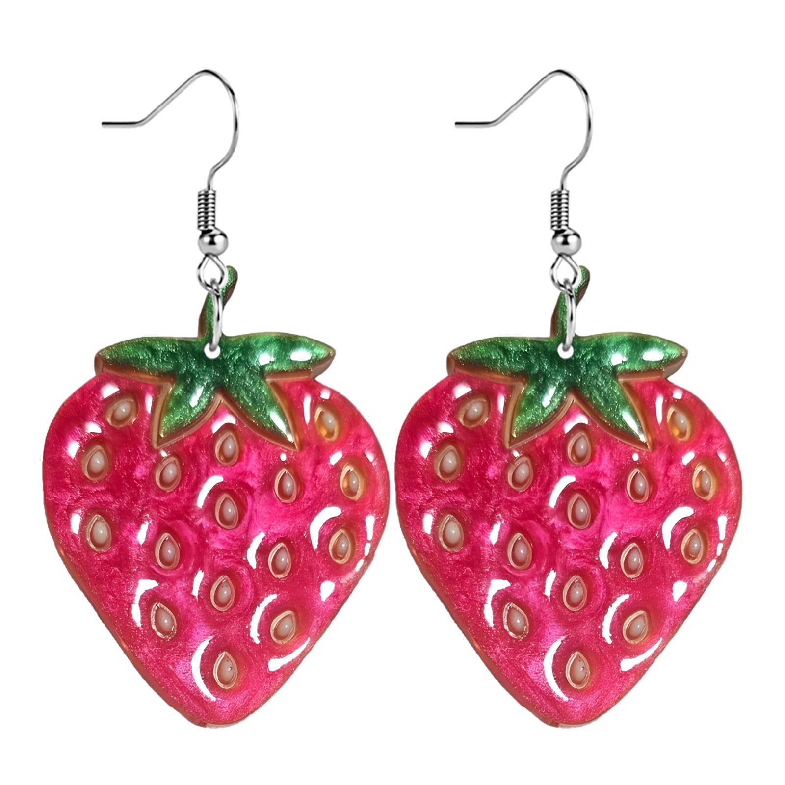 Funny Dog Sunflower Paw Print Earrings for Women - Unique & Quirky Funky Acrylic Dangle Earrings, Cute & Silly Novelty Design, Wacky & Crazy Earrings for Fun Lovers