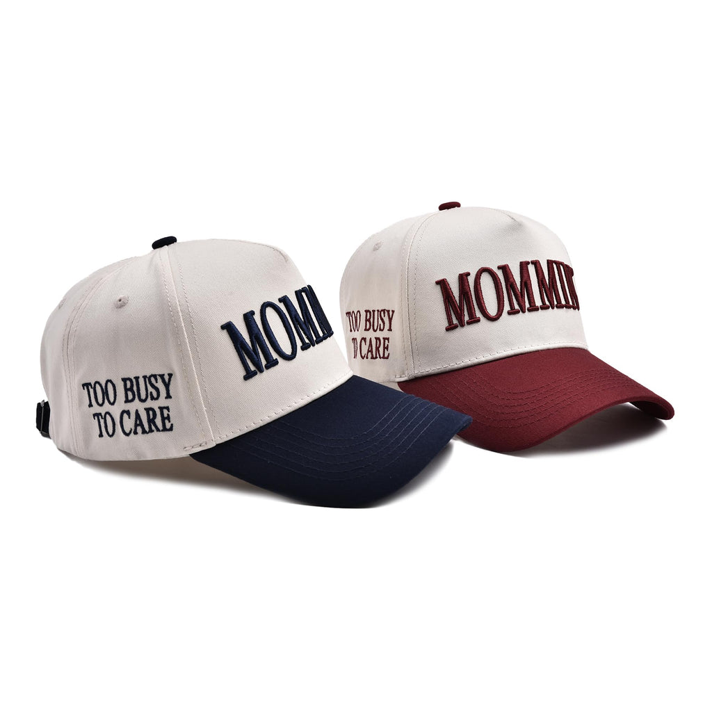 Womens Trucker Hat - With Mommin Embroidery Ponytail Fit - Mom Gifts for Birthday Christmas Valentines Day