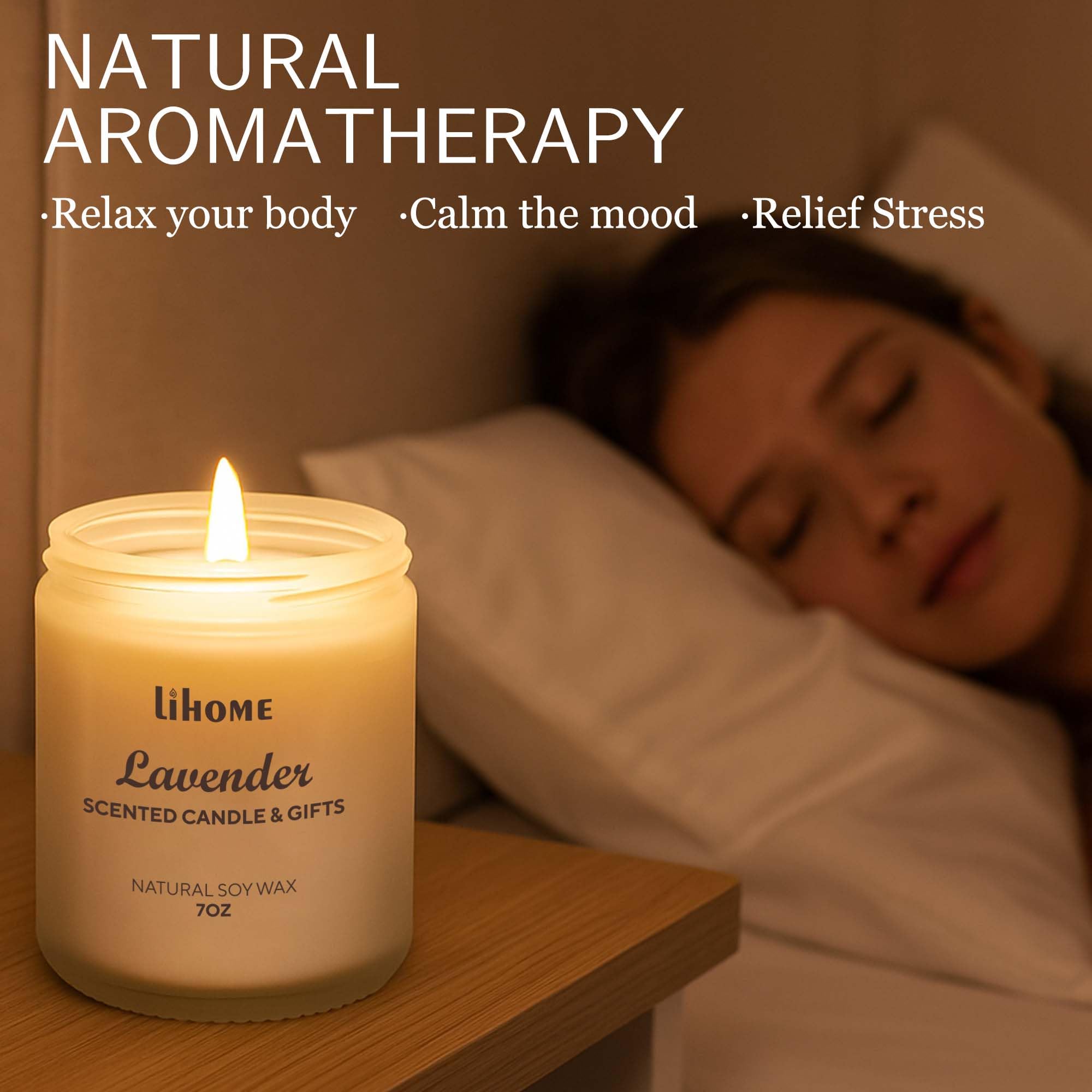 Christmas Candles - Christmas Gifts for Women, Aromatherapy Candle for Home Scented, Natural Soy Wax Vanilla Scented Candles