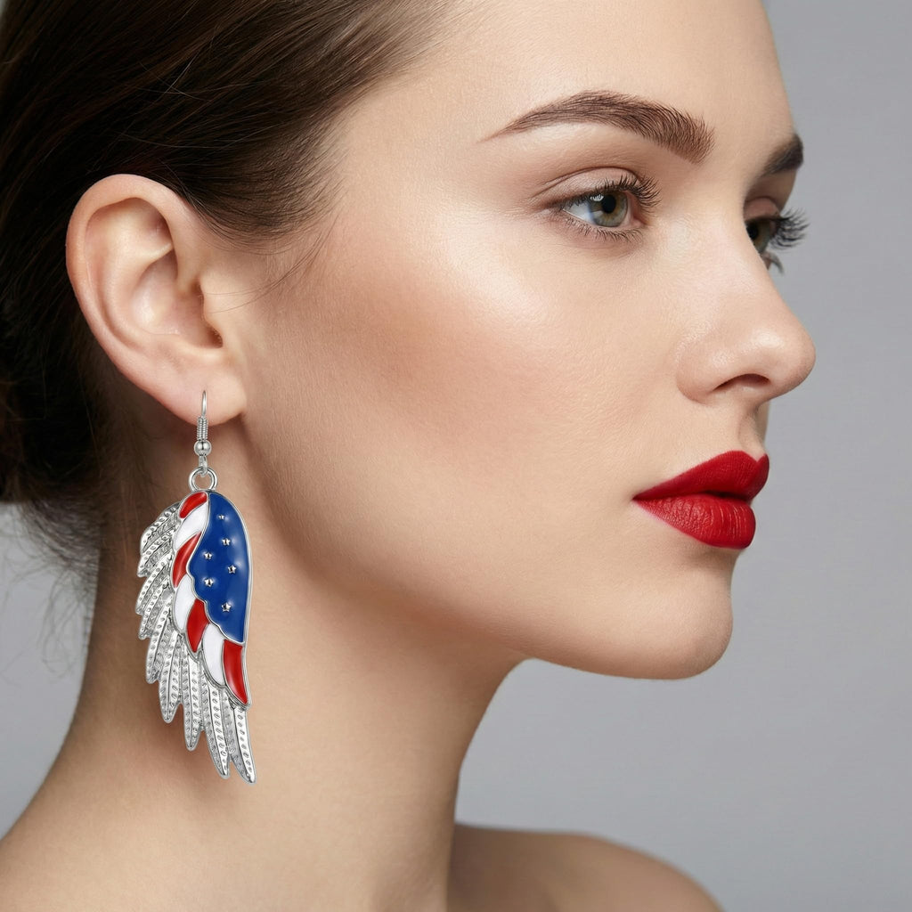 Halloween, Christmas, 4th of July Patriotic Earrings, Holiday Earrings Independence Day Stud Dangle Drop Earrings Hook Fashion Jewelry Gift for Women