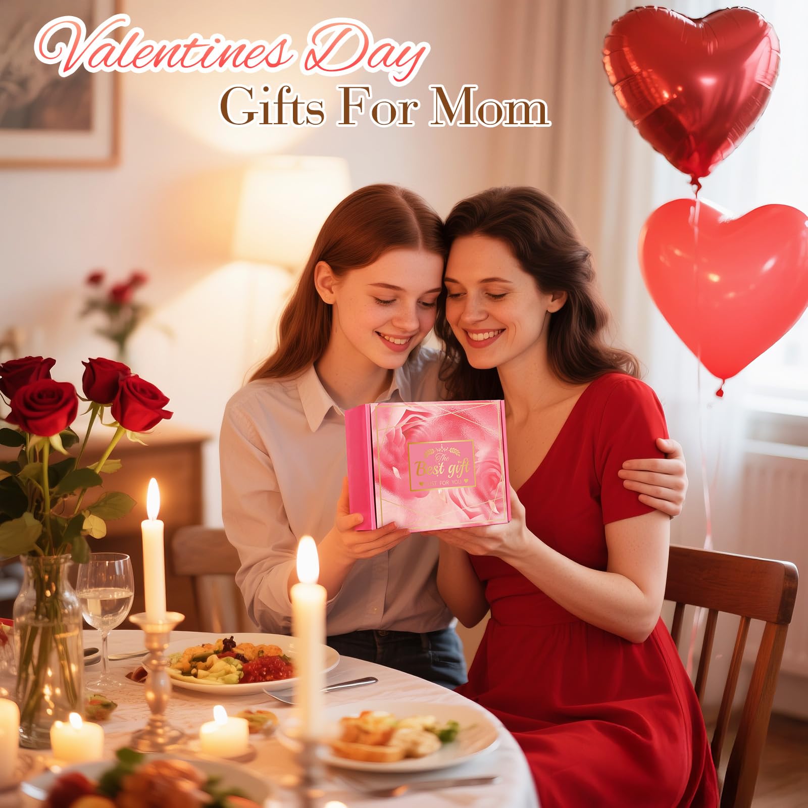 Birthday Gifts for Women, Mom, Sister, Friend: Unique Pink Self Care Spa Relaxation Baskets Set, Mothers Day, Christmas, Valentines, Holiday, Gift for Her, Girlfriend, Grandma, Wife, Bestie, Coworker