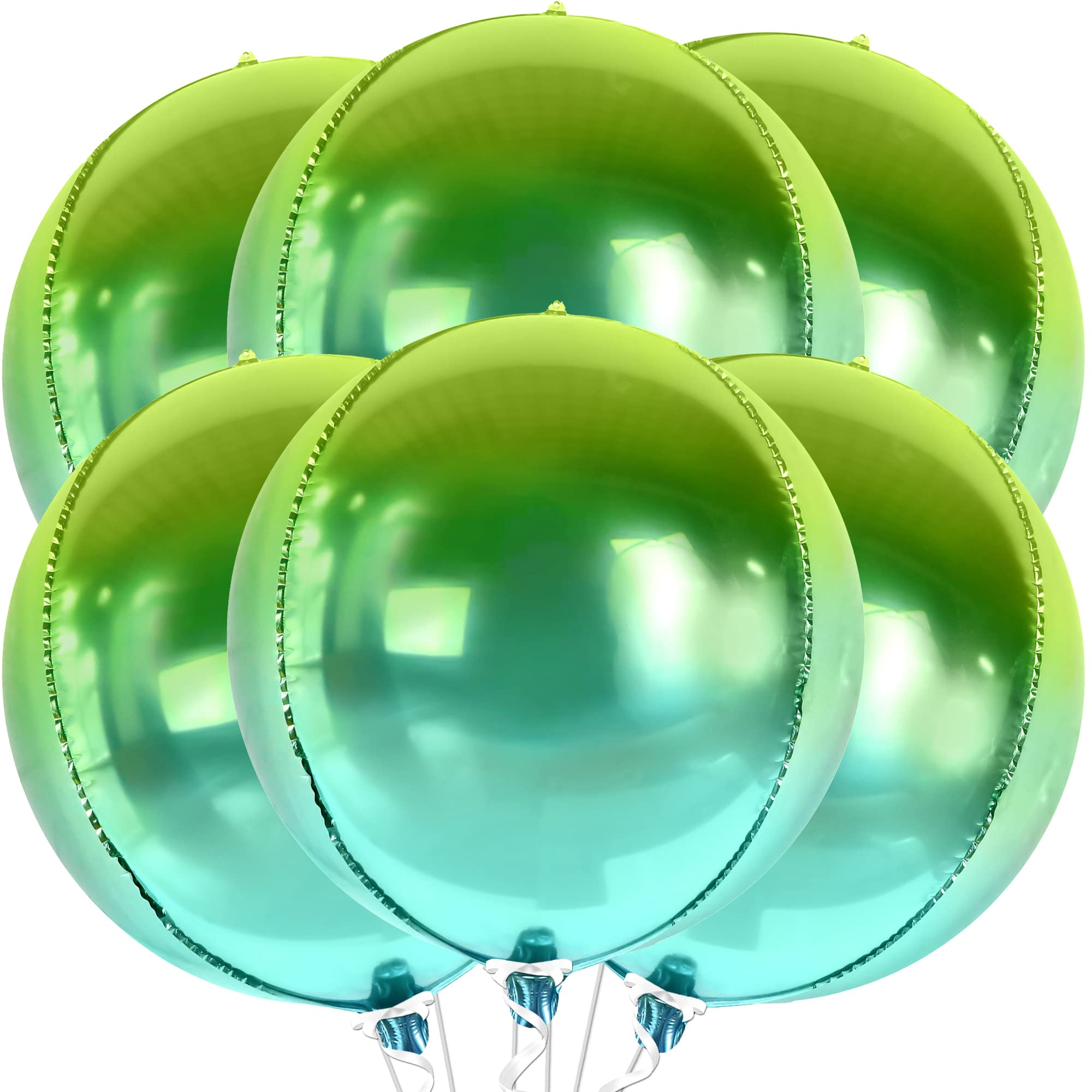 KatchOn, Big Silver Disco Ball Balloons - 22 Inch, Pack of 6 | Disco Party Decorations, 4D Sphere Disco Balloons for 70s Theme Party Decor, Bachelorette Party Decorations | Graduation Decorations 2026