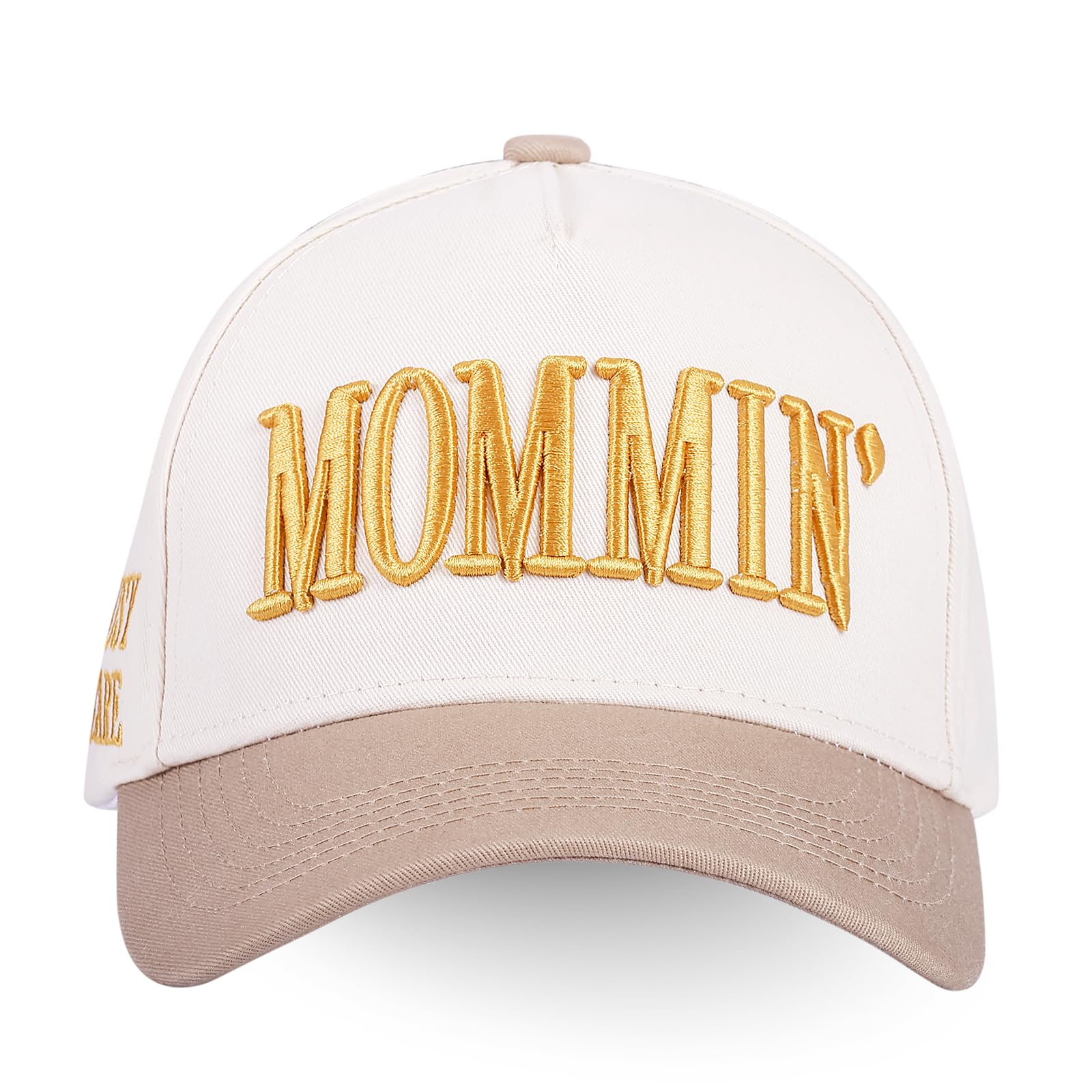 Womens Trucker Hat - With Mommin Embroidery Ponytail Fit - Mom Gifts for Birthday Christmas Valentines Day