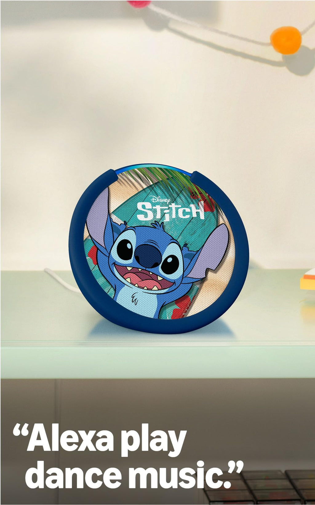 Amazon Echo Pop Kids (newest model), Enjoy age-appropriate audiobooks, interactive games and Alexa+ experiences to create and learn, Disney Princess design