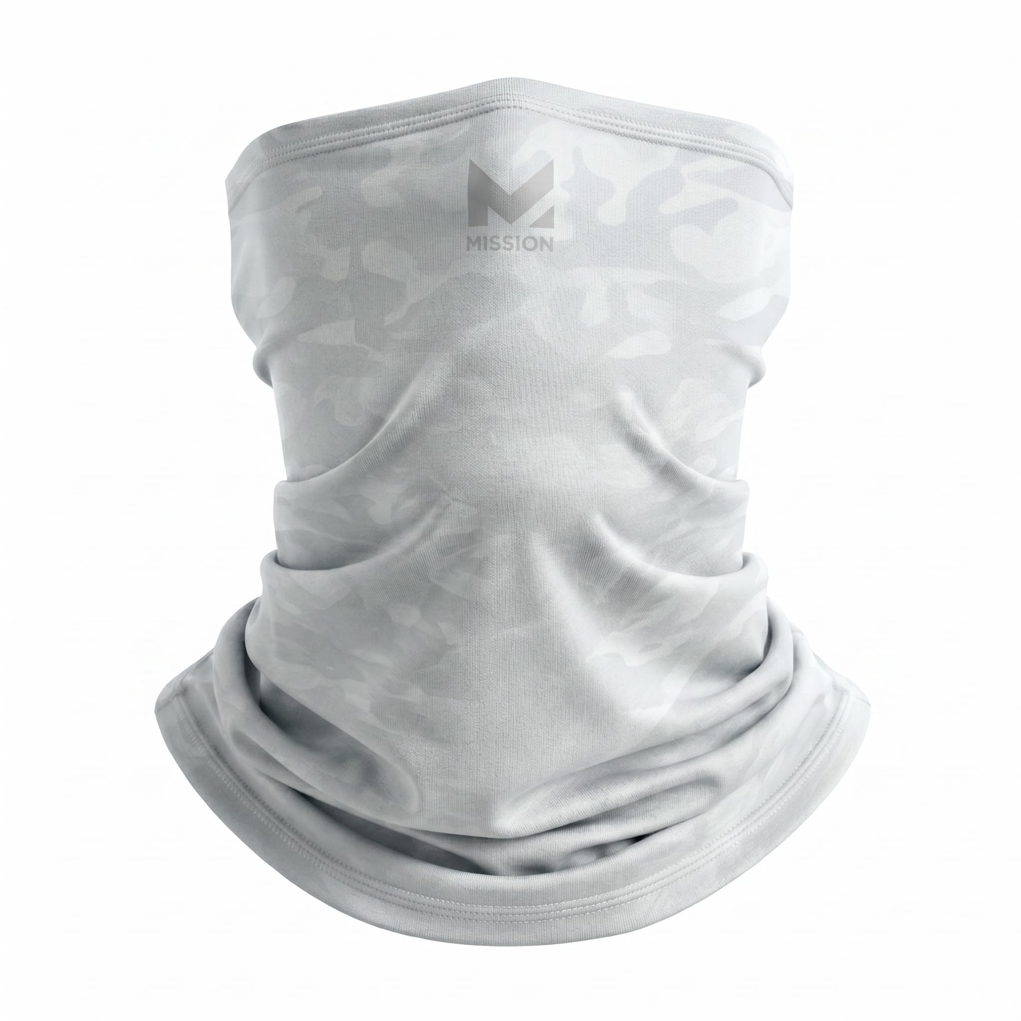 MISSION Multi-Use Neck Gaiter Face Mask for Ski & Outdoors, UPF 50, Breathable Lightweight Fabric