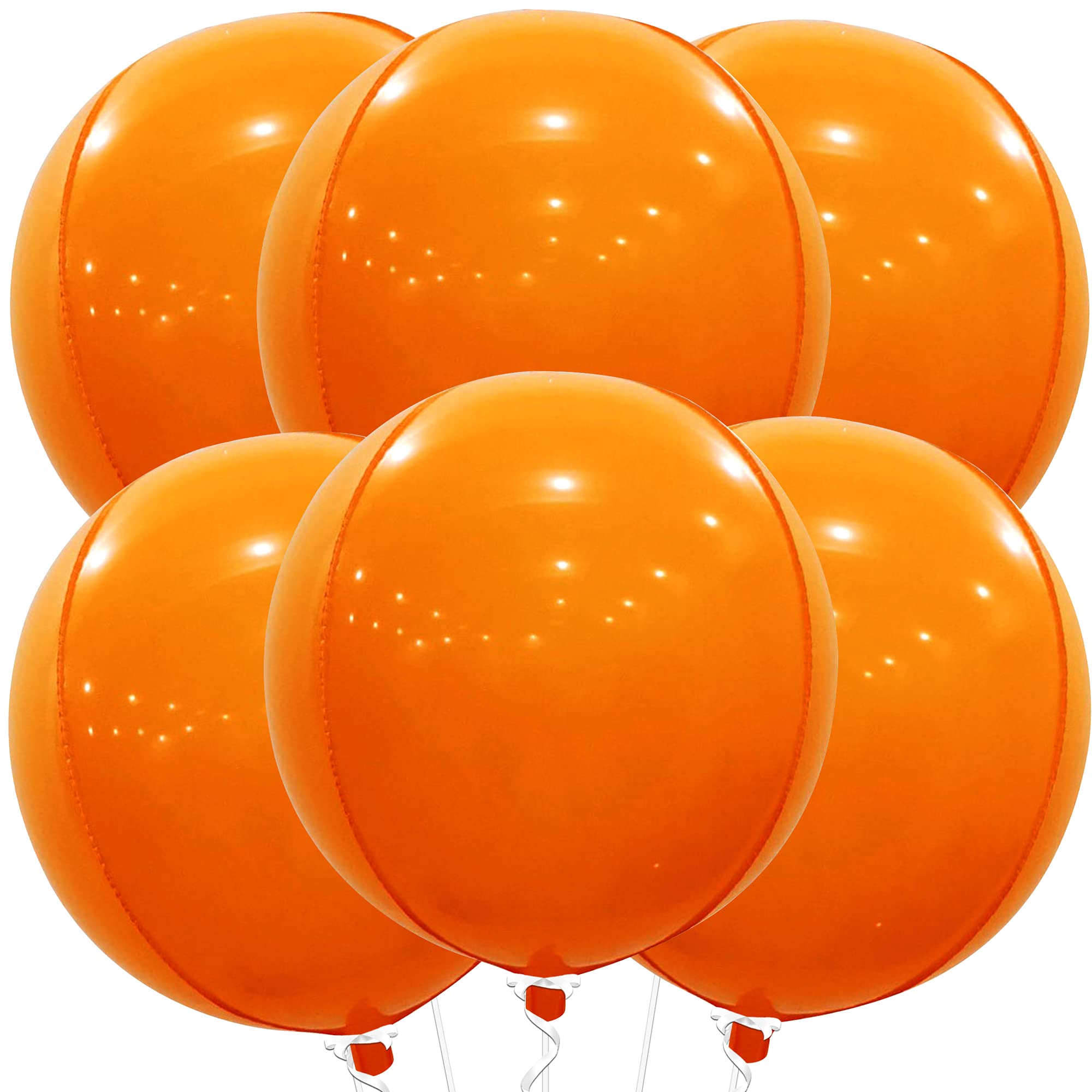 KatchOn, Big Silver Disco Ball Balloons - 22 Inch, Pack of 6 | Disco Party Decorations, 4D Sphere Disco Balloons for 70s Theme Party Decor, Bachelorette Party Decorations | Graduation Decorations 2026