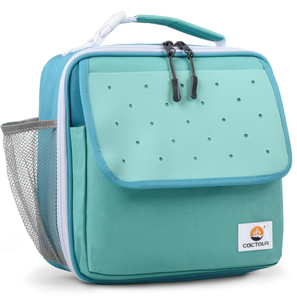 CaCTOUR Lunch Box Kids,Premium Insulated Lunchbox for Girls Boys,Soft Mini Cooler Bag Back to School Thermal Reusable Lunch Bag for Work School Picnic (Blue)