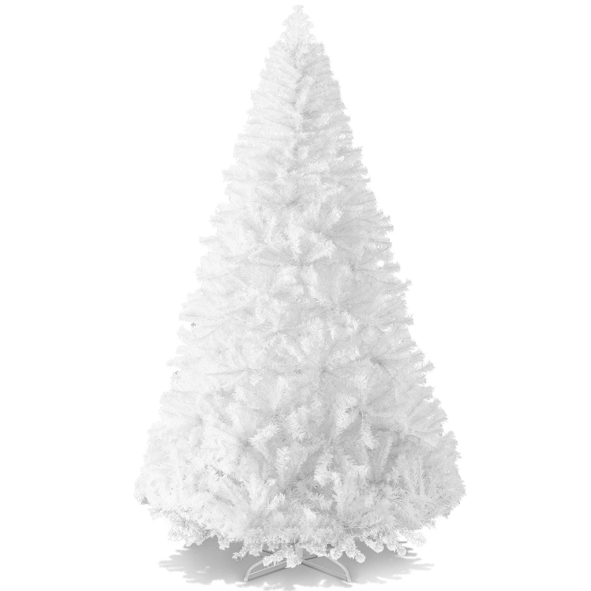 Best Choice Products Artificial Christmas Tree, 6ft Premium Unlit Hinged Design, Dense Branches Realistic Holiday Décor w/Easy Assembly, Base