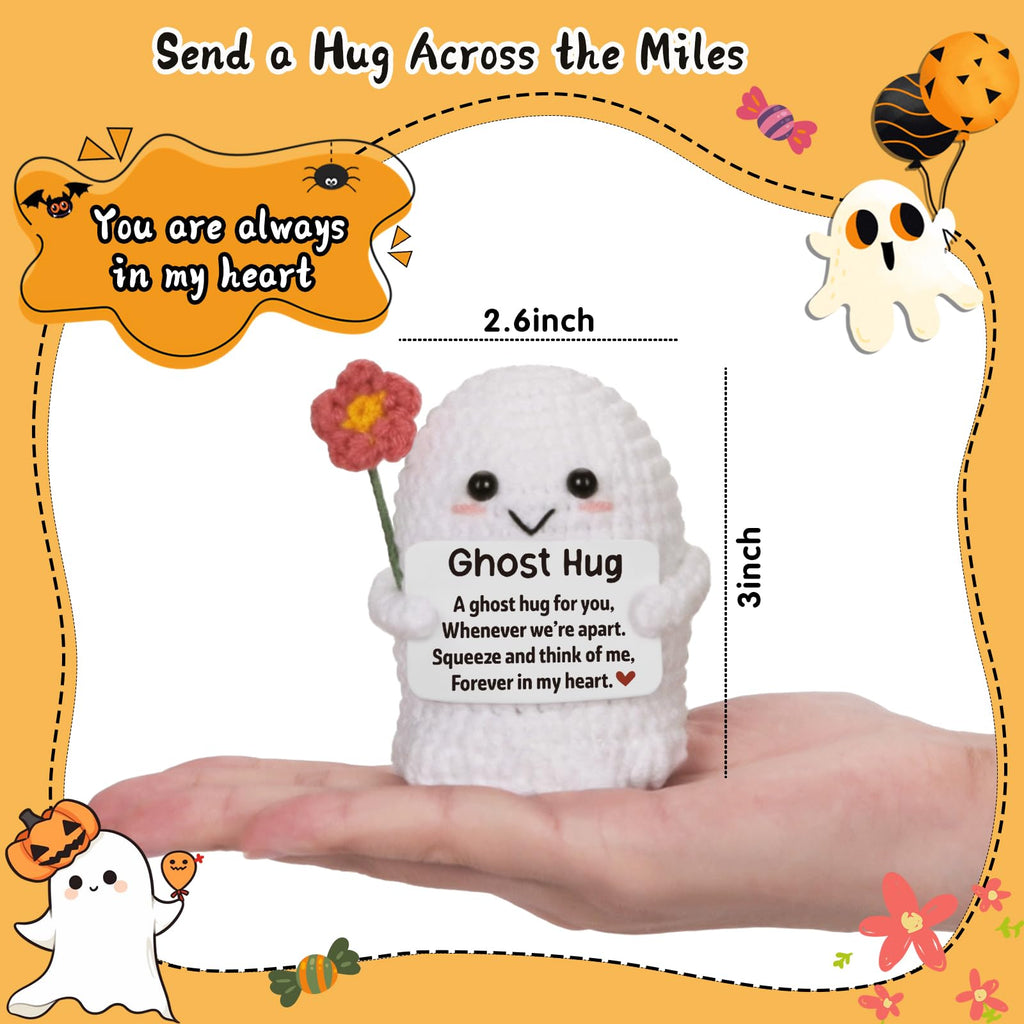 You're My Boo Crochet Ghost - Anniversary Love Birthday Gifts for Women Men Her Him Boyfriend Girlfriend, Fathers Day Card for Husband from Wife - Holiday Stuffers for Halloween Valentine Christmas