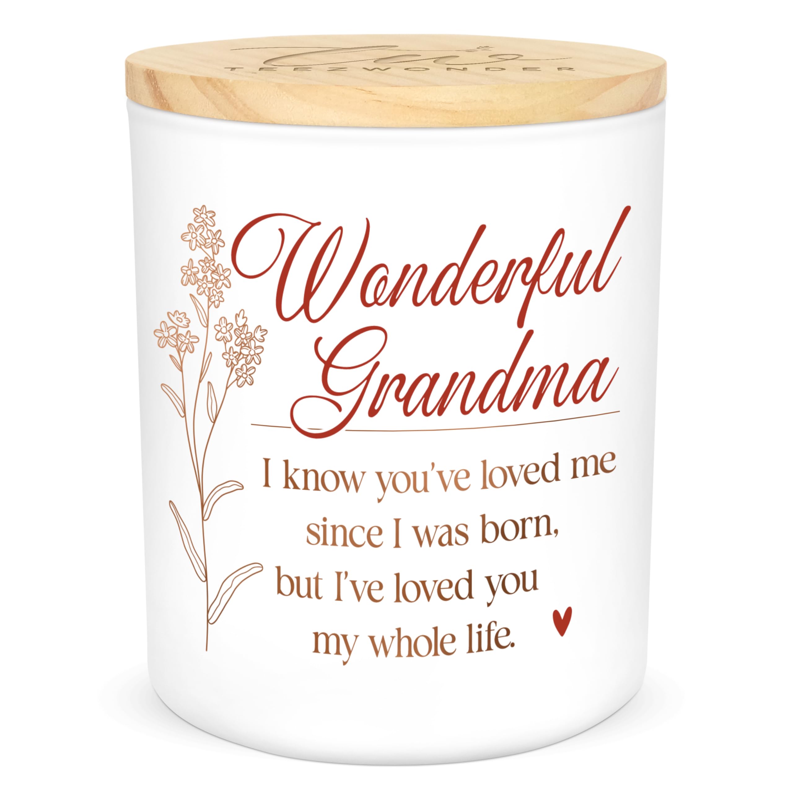 TEEZWONDER Mothers Day Gifts for Mom from Daughter Son - Favorite Child Vanilla Lavender Candle 10 oz - Dad Mom Birthday Gifts, Funny Gift for Grandma Grandpa, Scented Candles for Men Women