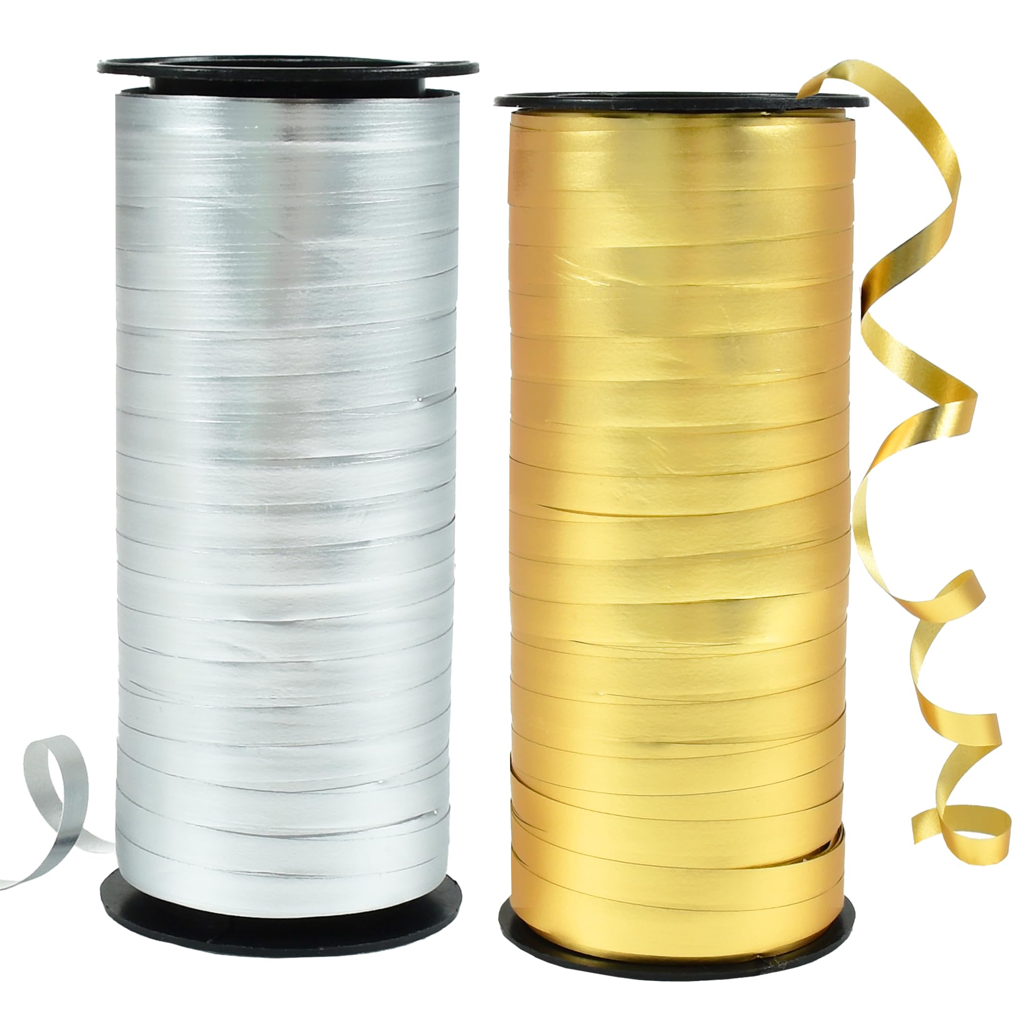 BEISHIDA 12 Assorted Colors Curling Ribbons Set,Rainbow Balloons Strings,1/5 ''Thin 264yds for Gift Wrapping Birthday Wedding Halloween Christmas Party Decoration (MIX-RIBBON-01)