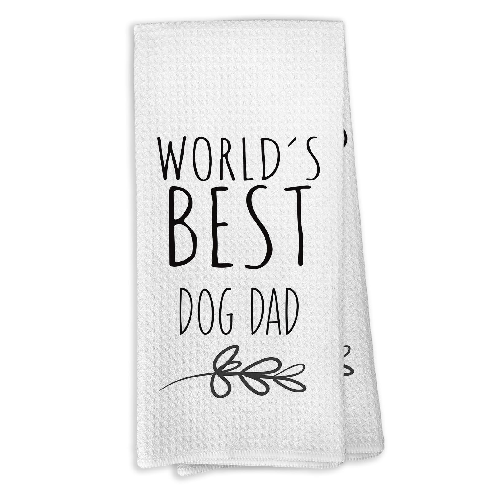 World's Best Grandparents Kitchen Towels, Grandparent Gifts for Grandma Grandpa, Grandparents Gifts from Grandchildren, Father's Day Tea Towels Kitchen Hand Towels 16x24 Inch