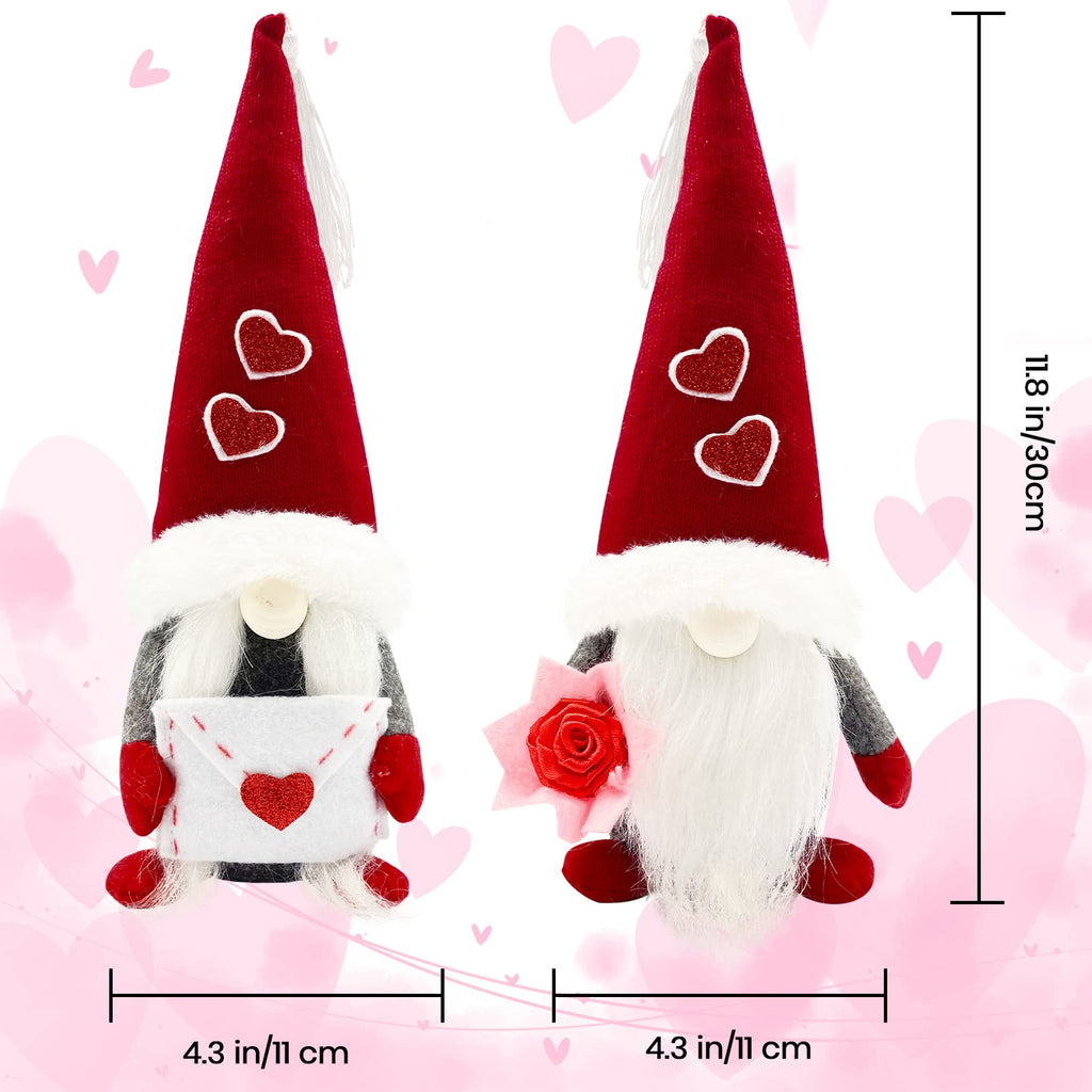 Valentines Day Decor - Valentines Day Decorations - Valentine Couple Gnomes Decorations for Home, Office - Valentine's Gifts for Her, Wife, Women, Girlfriend - Romantic Anniversary Vday Wedding Gift
