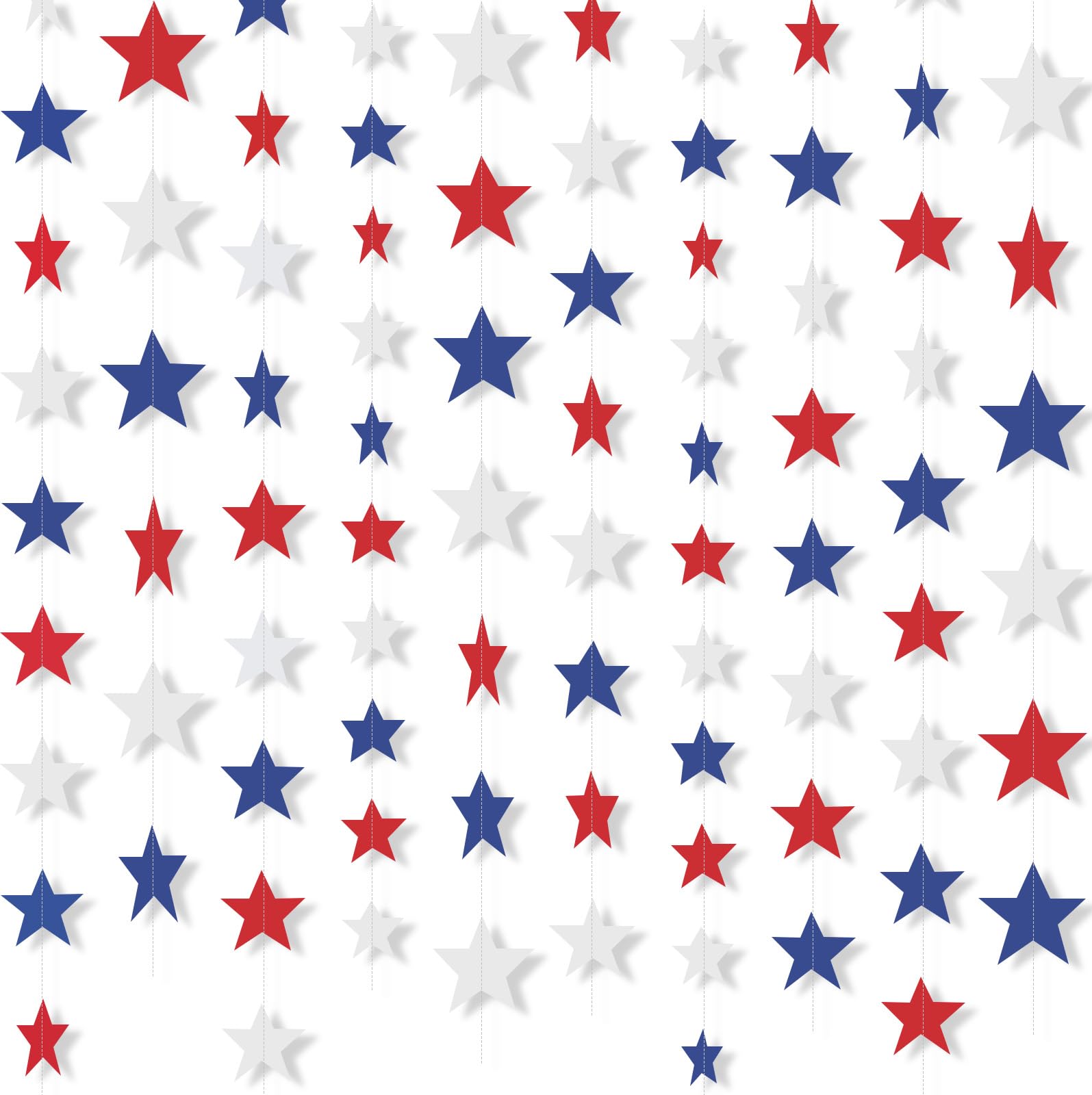 Patelai Glitter Star Garland Banner 2026 Graduation Decor 130 Feet Star Hanging Banner Twinkle Backdrop for Party Birthday Classroom Wedding Supplies(Gold)