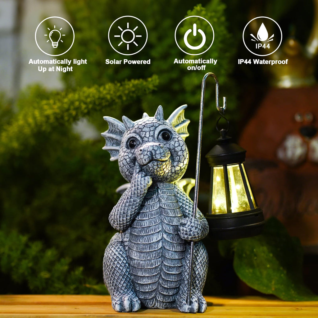 Goodeco Elephant Statue for Garden Decor with Gift Appeal - Ideal Gifts for Women, Mom or Birthdays, Beautifully Crafted Outdoor & Home Decor to Wow Your Guests (11" Elephant)