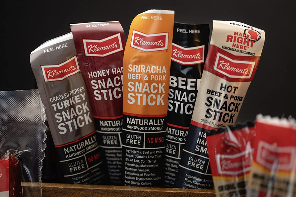 Jerky.com 26pc Meat Sticks Variety Pack - Fathers Day Gift for Dad - Beef Jerky Gifts for Men - Low Sugar & High Protein - Gluten Free & Keto Meat Sticks - Pork, Turkey, Ham Beef Jerky Sticks & Cheese Sticks - Dad Gifts