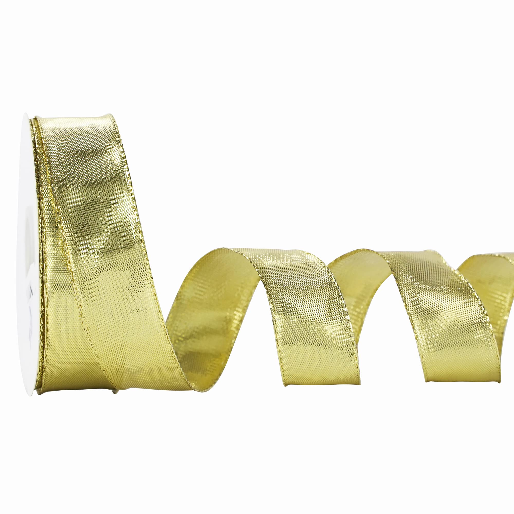 MEEDEE 3/8 Inch Satin Ribbon Set – 10 Rolls Rainbow Double Face Ribbon for Gift Wrapping, 5 Yards Each (Total 50 Yards), Decorative Ribbon for Presents & Party Favors