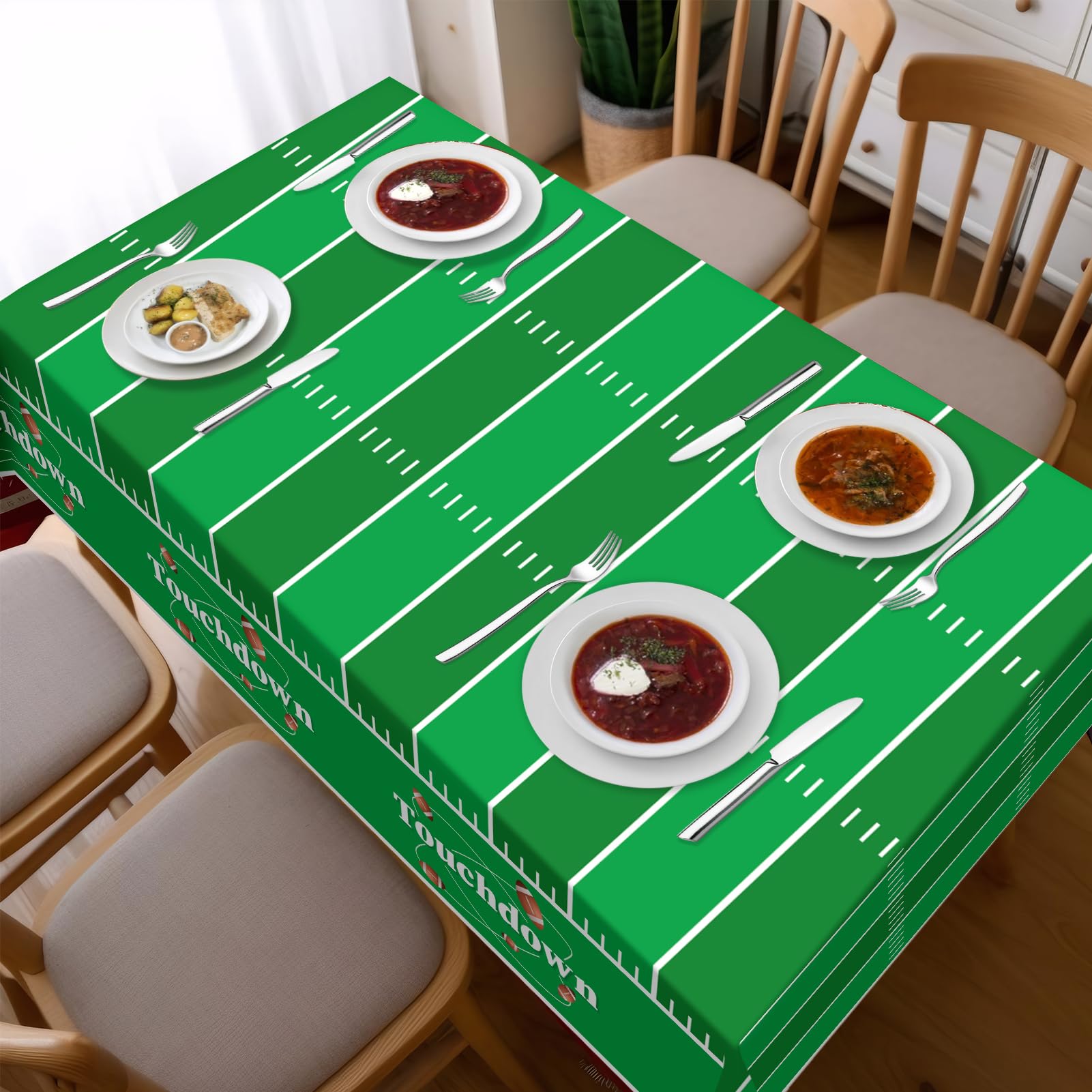 Childom 3 Pack St Patricks Day Decorations,St Patricks Day Table Cloths for Rectangle Tables,54" x 108" Disposable Plastic Tablecloths for St. Patrick's Day,Home,Kitchen,Picnic,Parties,Spring Decors