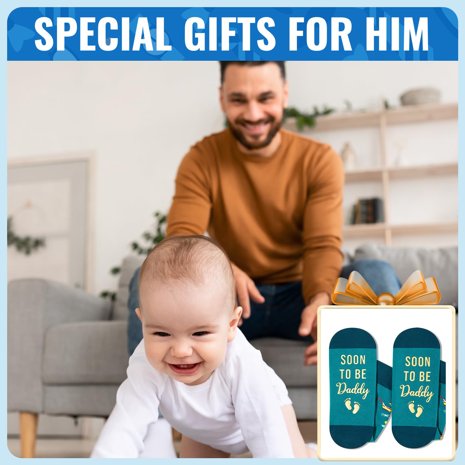 HAPPYPOP Gifts for Women Men - Aunt Uncle Grandparent Parent Socks, Mothers Father Day Socks