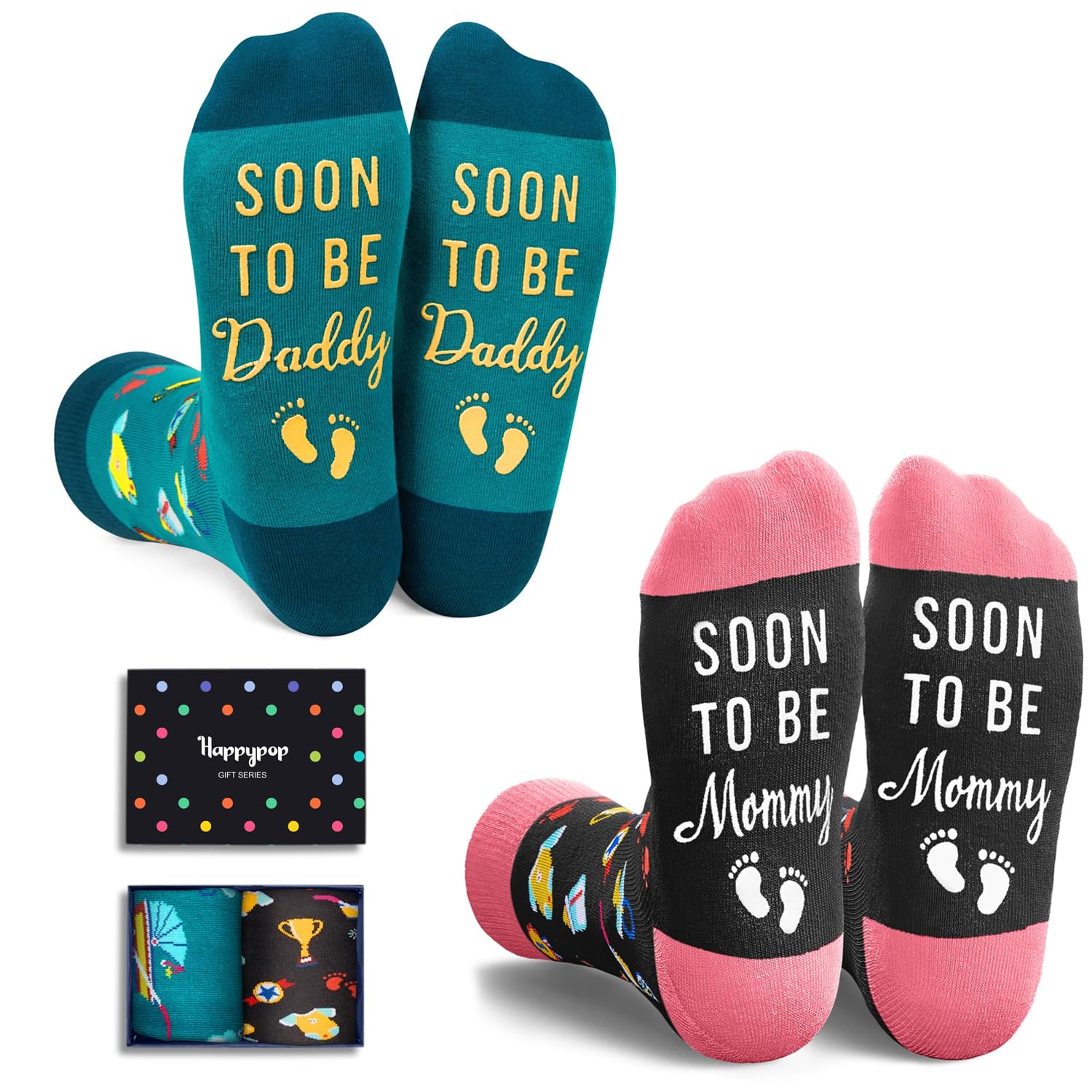 HAPPYPOP Gifts for Women Men - Aunt Uncle Grandparent Parent Socks, Mothers Father Day Socks