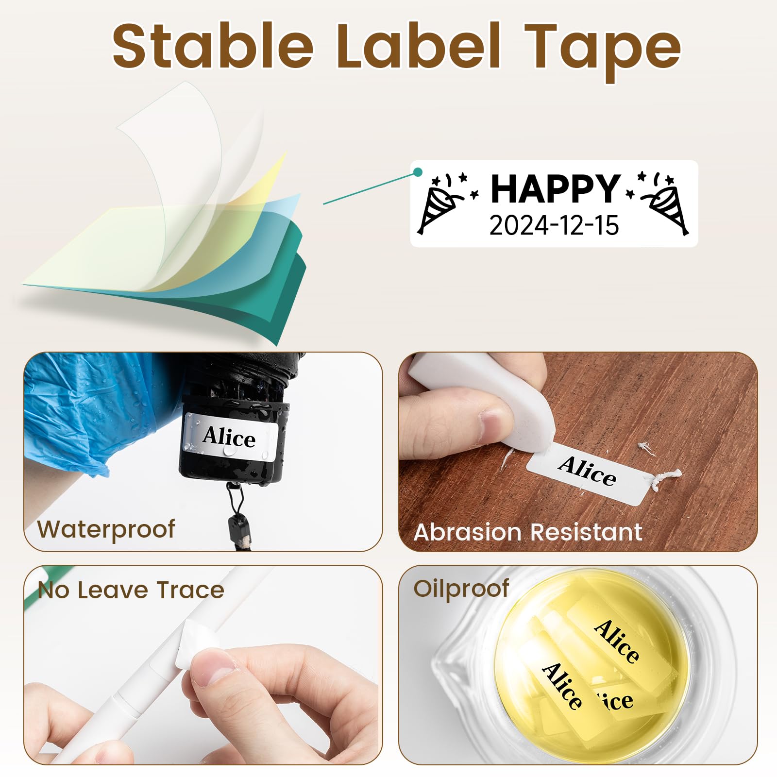 Phomemo Label Maker, D30 Portable Bluetooth Label Maker Machine with Tape, Small Mini Label Printer, Multiple Templates Fonts Icon Labeler for Home, School, Office