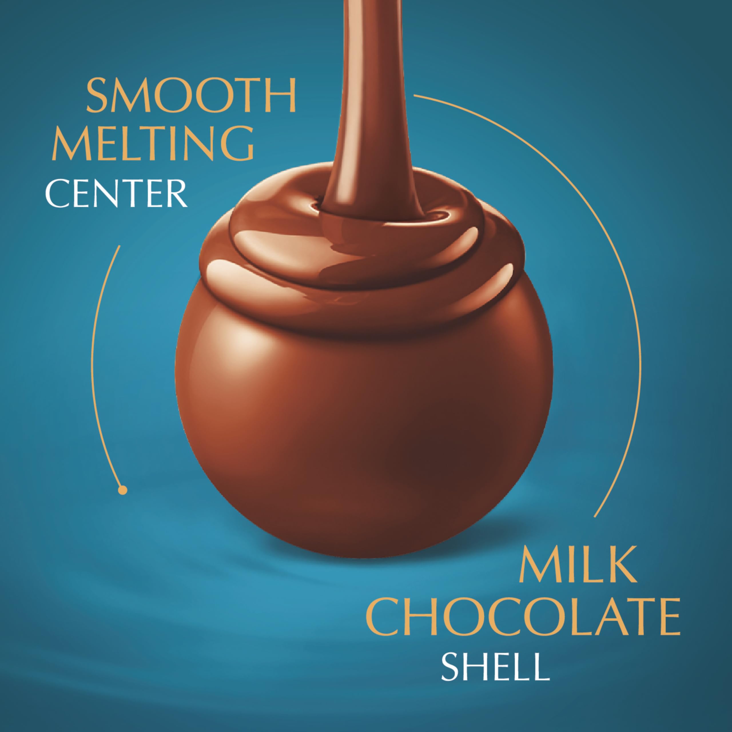 Lindt LINDOR Holiday Snickerdoodle White Chocolate Candy Truffles with Smooth, Melting Truffle Center, 8.5 oz. Bag