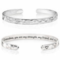 Carviell Bracelet - Gifts for Women – Inspirational, Friendship, Love, Mom, Daughter, Sister, Christian, Graduation, Memorial & Wedding Gifts – 100+ Phrases – Stainless Steel, Gift-Ready