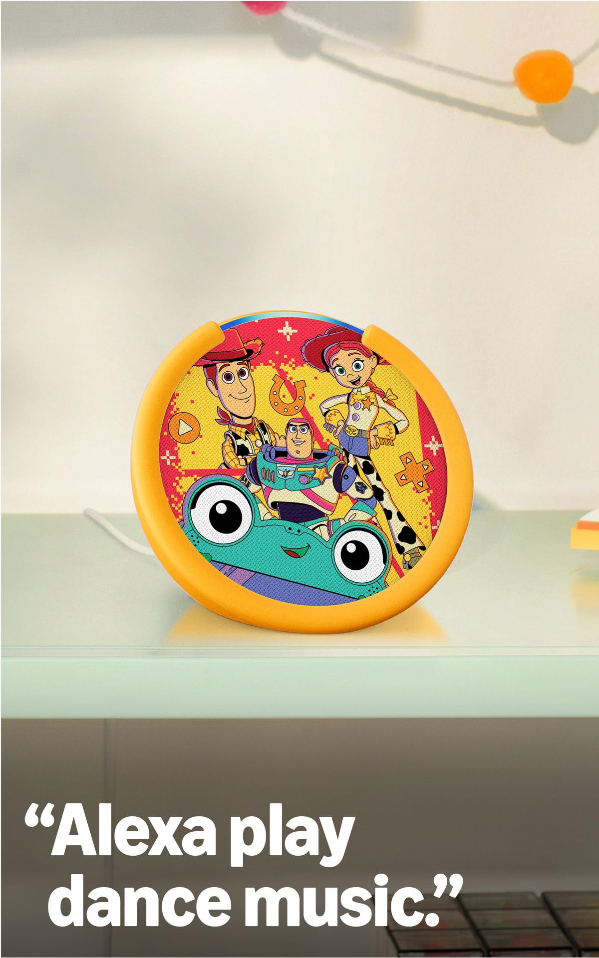 Amazon Echo Pop Kids (newest model), Enjoy age-appropriate audiobooks, interactive games and Alexa+ experiences to create and learn, Disney Princess design