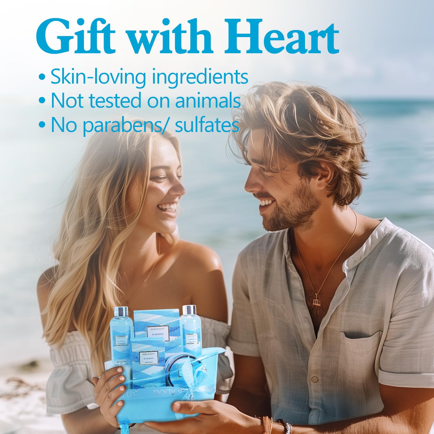 Gift Set for Women Body & Earth Gifts Set Lavender Gift Baskets For Women Bath Sets with Bubble Bath Body Lotion Scented Candle Mother‘s Day Gifts for mom