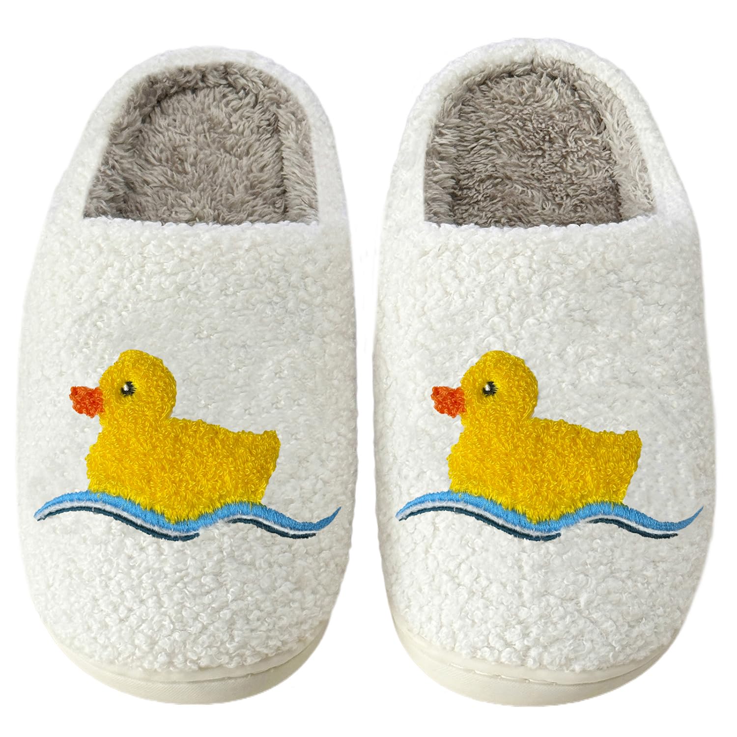 Cute Animal Slippers for Women Men Winter Fluffy Warm House Slippers Soft Plush Indoor outdoor Shoes