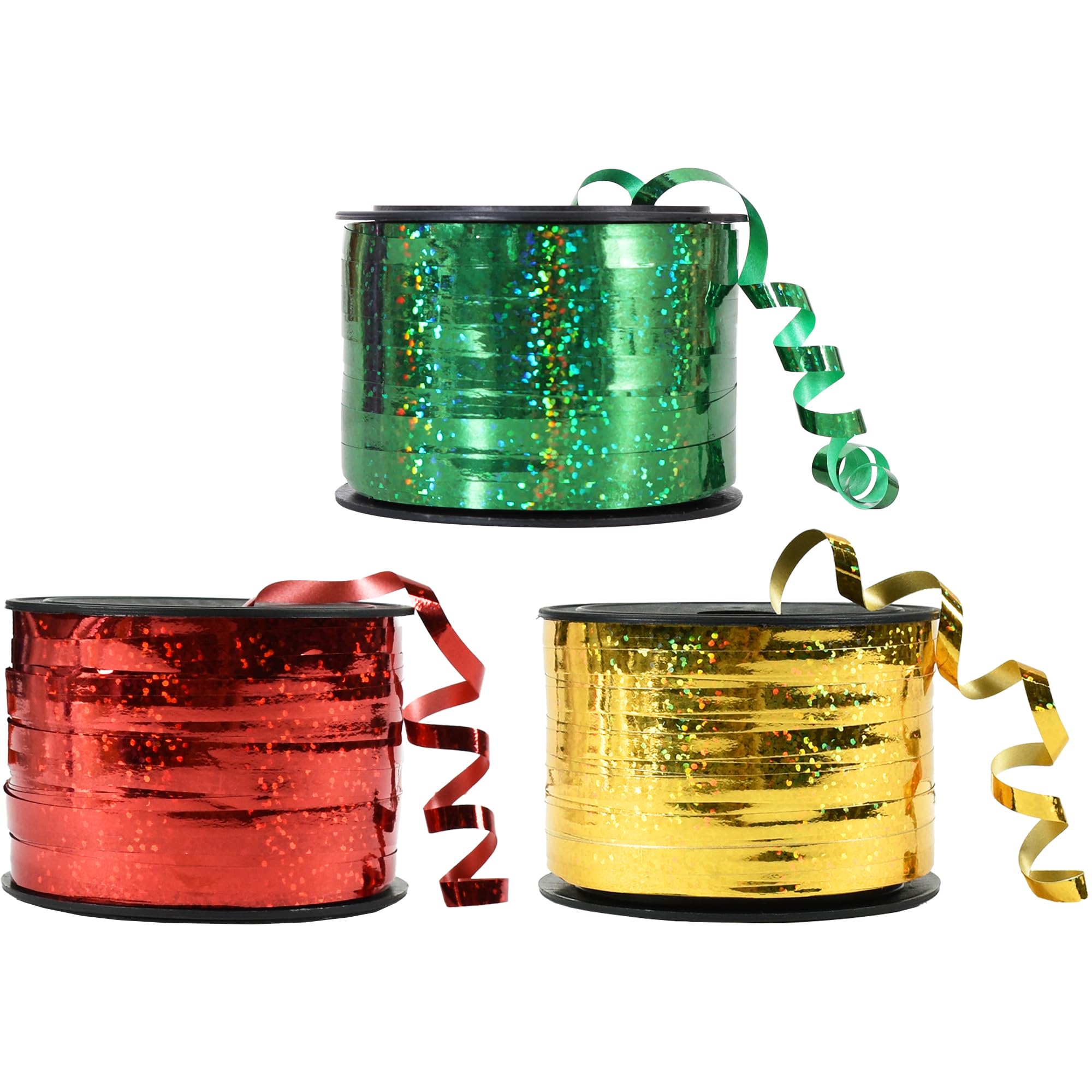 BEISHIDA 12 Assorted Colors Curling Ribbons Set,Rainbow Balloons Strings,1/5 ''Thin 264yds for Gift Wrapping Birthday Wedding Halloween Christmas Party Decoration (MIX-RIBBON-01)