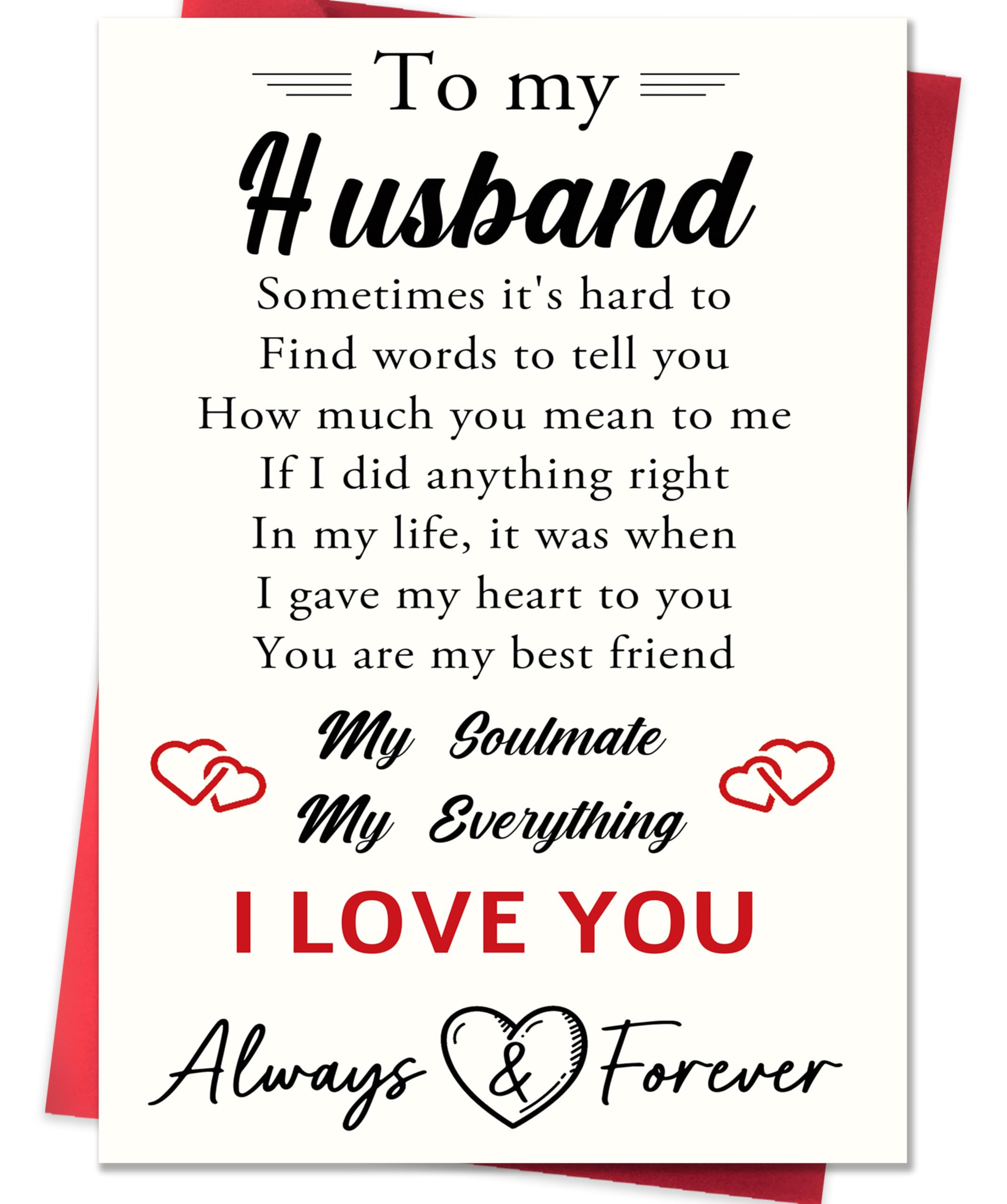 IDU Valentines Day Card,Valentines Day Cards Gifts for Him Her,Valentines Day Card for Husband Wife Boyfriend Girlfriend Fiance Fiancee Men Women - You Are My Favorite Love Note