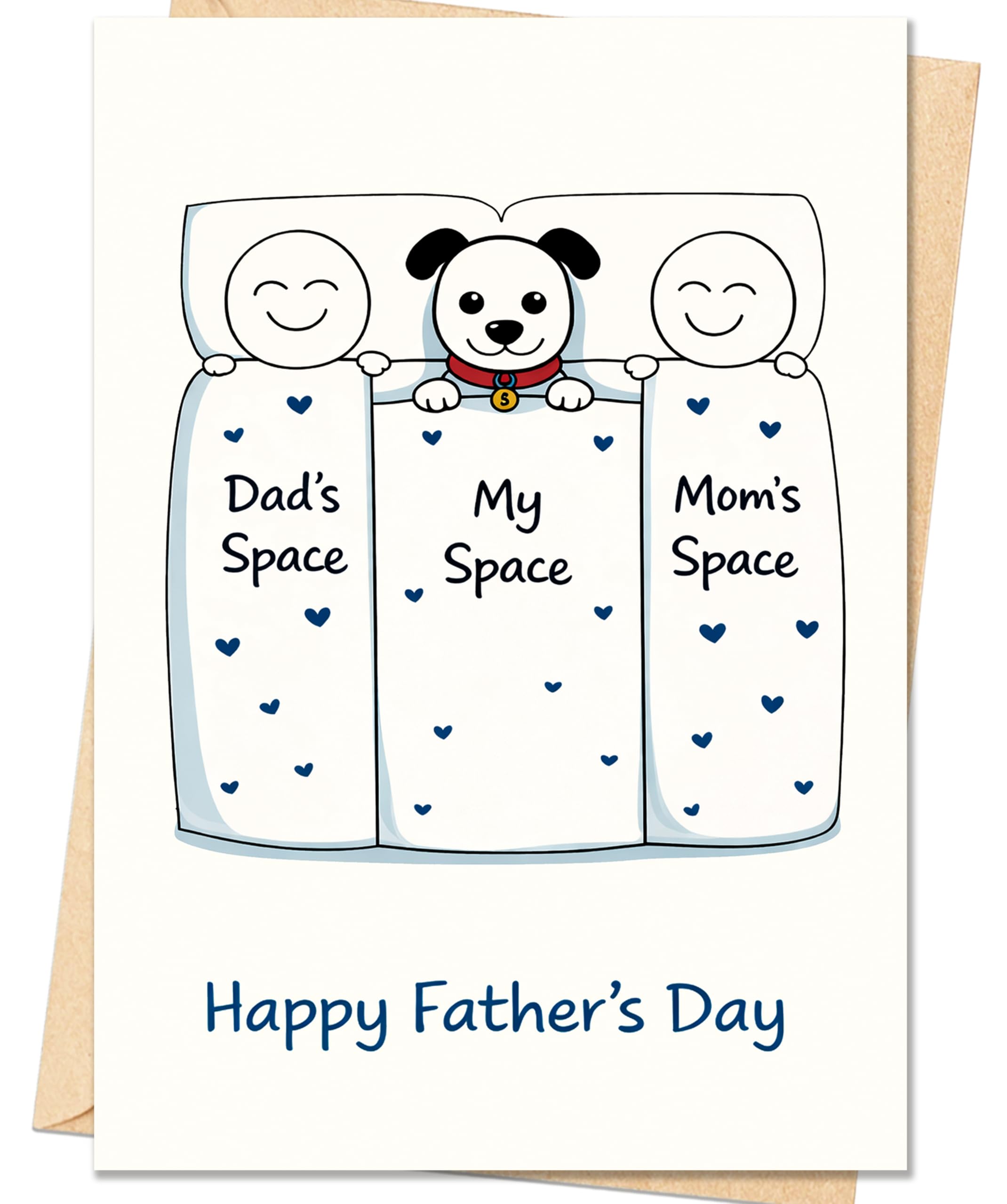 IDU Fathers Day Card, Funny Fathers Day Cards Gifts Decorations for Dad from Daughter, Happy Father's Day Cards Gifts Ideas with Envelope, Cute Humor Like Father Like Daughter Card