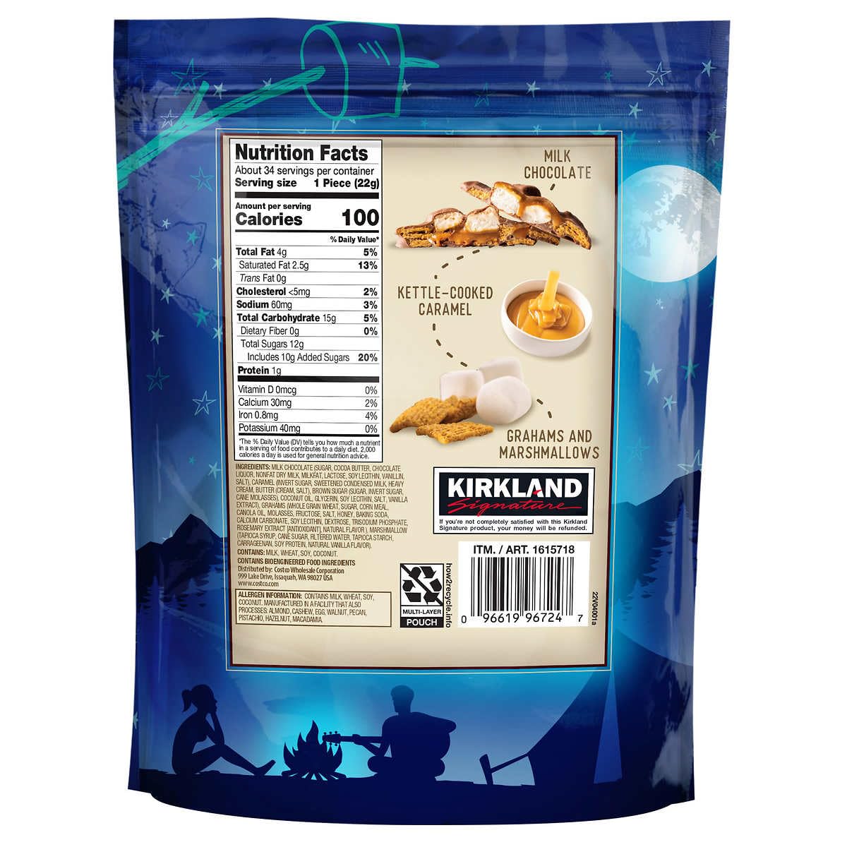 Kirkland Signature S'more Caramel Cluster, 26.3 Ounce