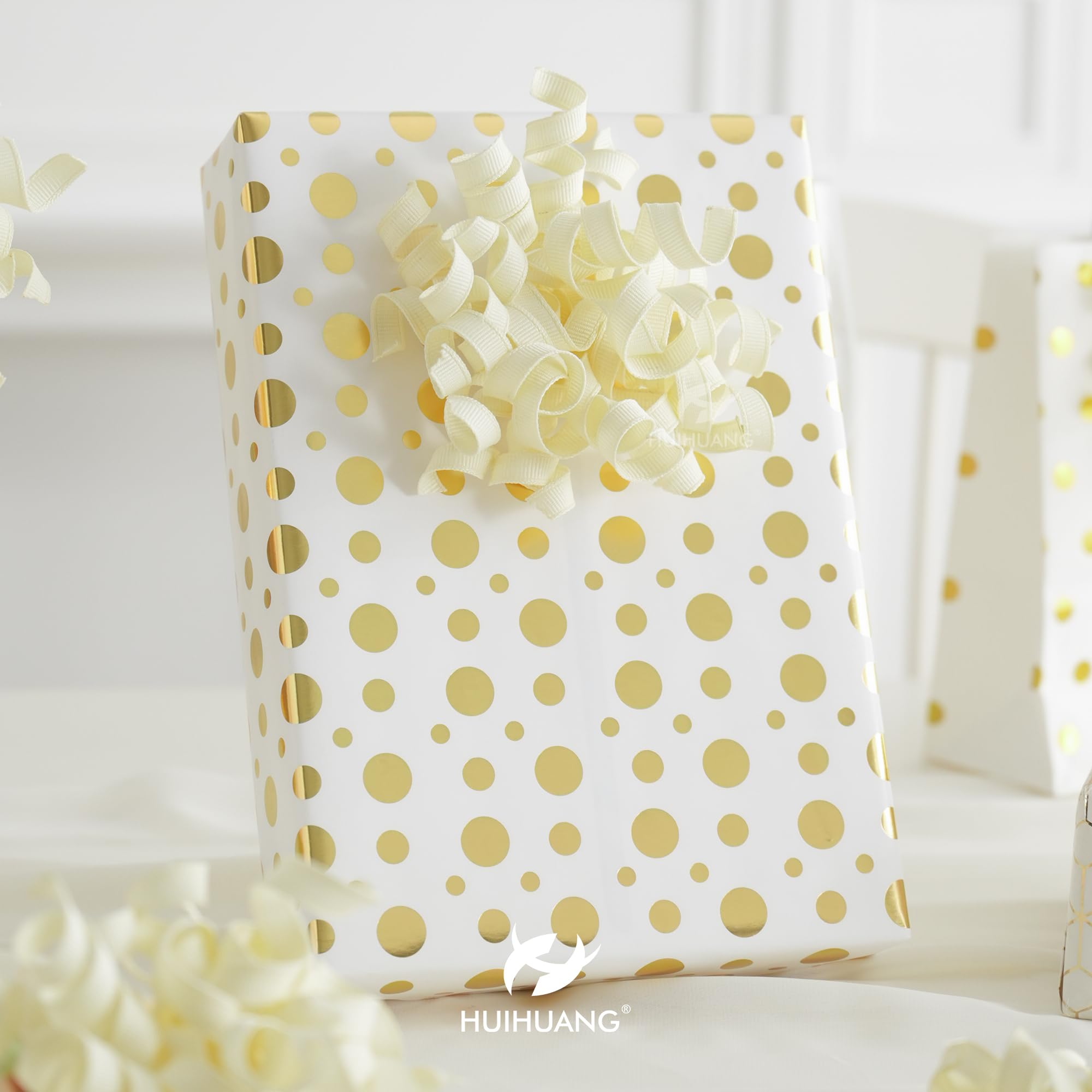 HUIHUANG Green Curly Gift Bows Self Adhesive Sage Green Burst Gift Bow for Gift Wrapping, Birthday, Wedding Baby Shower Party Favors, Wine Bottle, Treat Bags- 6 Counts