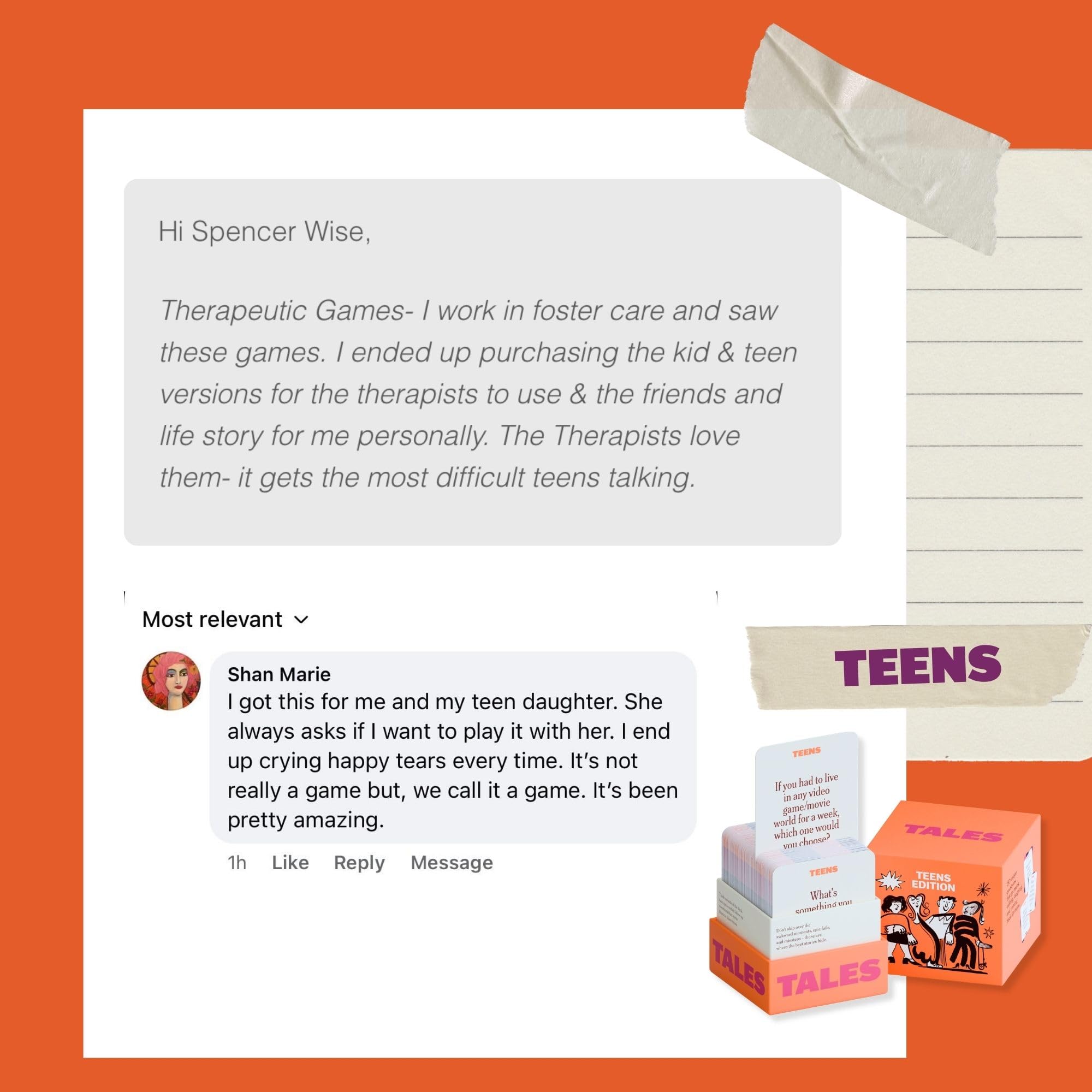 TALES 150 Life Story Interview Kit, Conversation Cards, for Grandparents, Parents, Families, Adults, Game Night, Road Trips, Dinner Table, Getting to Know You (New Edition)