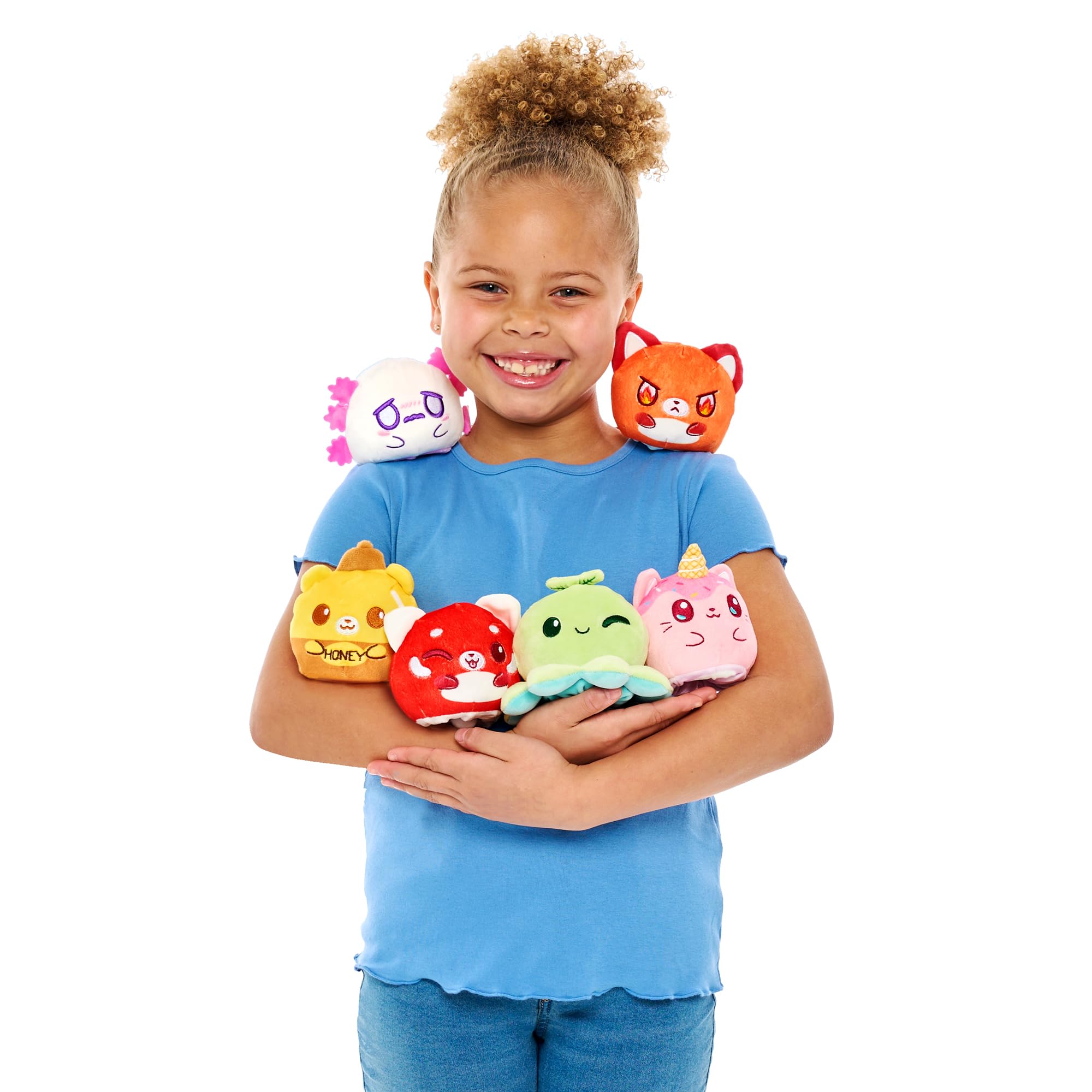TeeTurtle Spooky Surprise Series Reversible Plushie Mystery Box - 3-Inch Mini Two-Sided Blind Box Plush with Embroidered Details - Cute Collectible Halloween Toy for Kids, Teens, and Adults