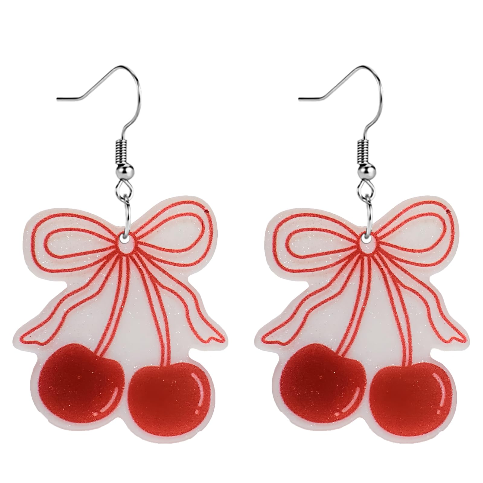 Funny Dog Sunflower Paw Print Earrings for Women - Unique & Quirky Funky Acrylic Dangle Earrings, Cute & Silly Novelty Design, Wacky & Crazy Earrings for Fun Lovers