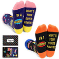 HAPPYPOP Gifts for Women Men - Aunt Uncle Grandparent Parent Socks, Mothers Father Day Socks