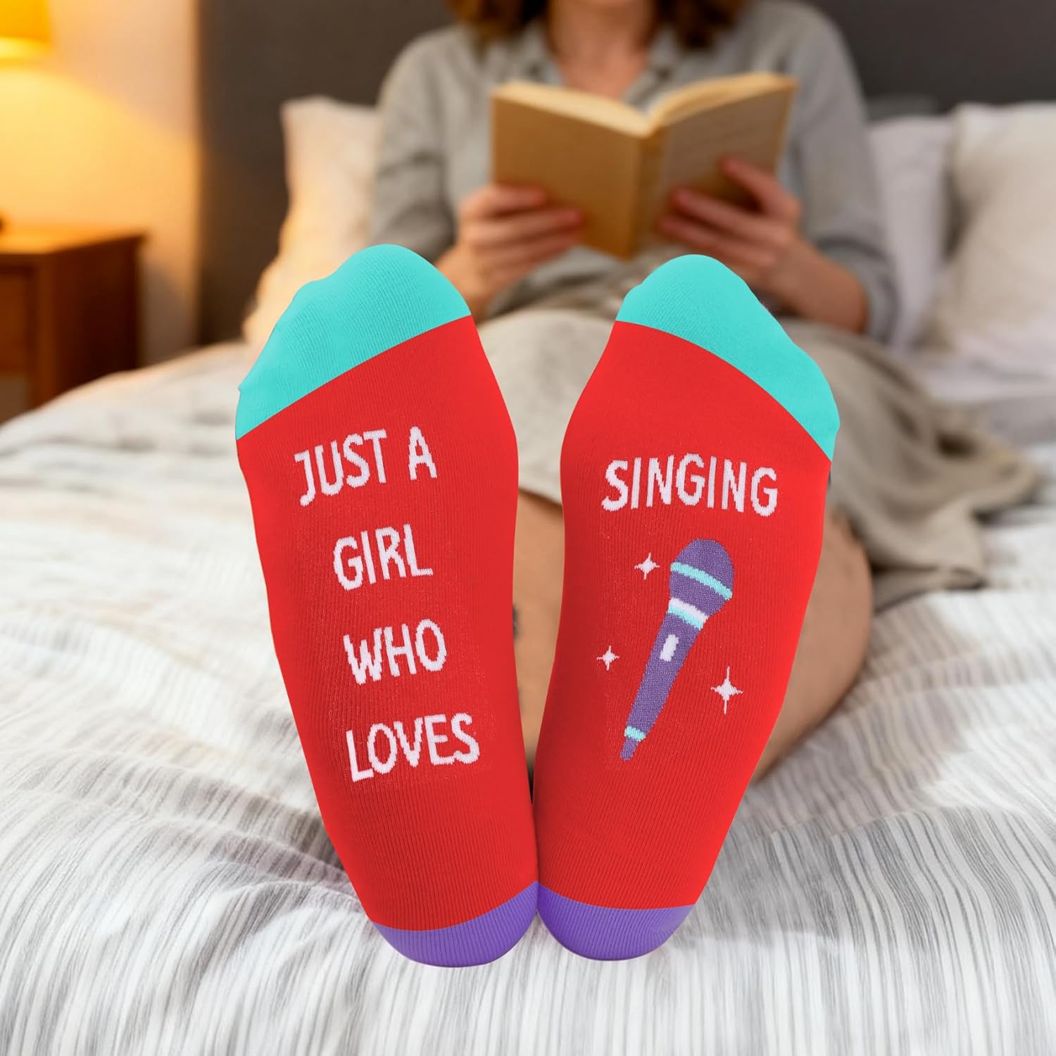 Music Gifts Women and Girls Musicians Music Lovers Singers Teacher Students Producer Choir Concert Goer Musical Themed Socks Related Christmas Stocking Stuffers Birthday Appreciation Gifts