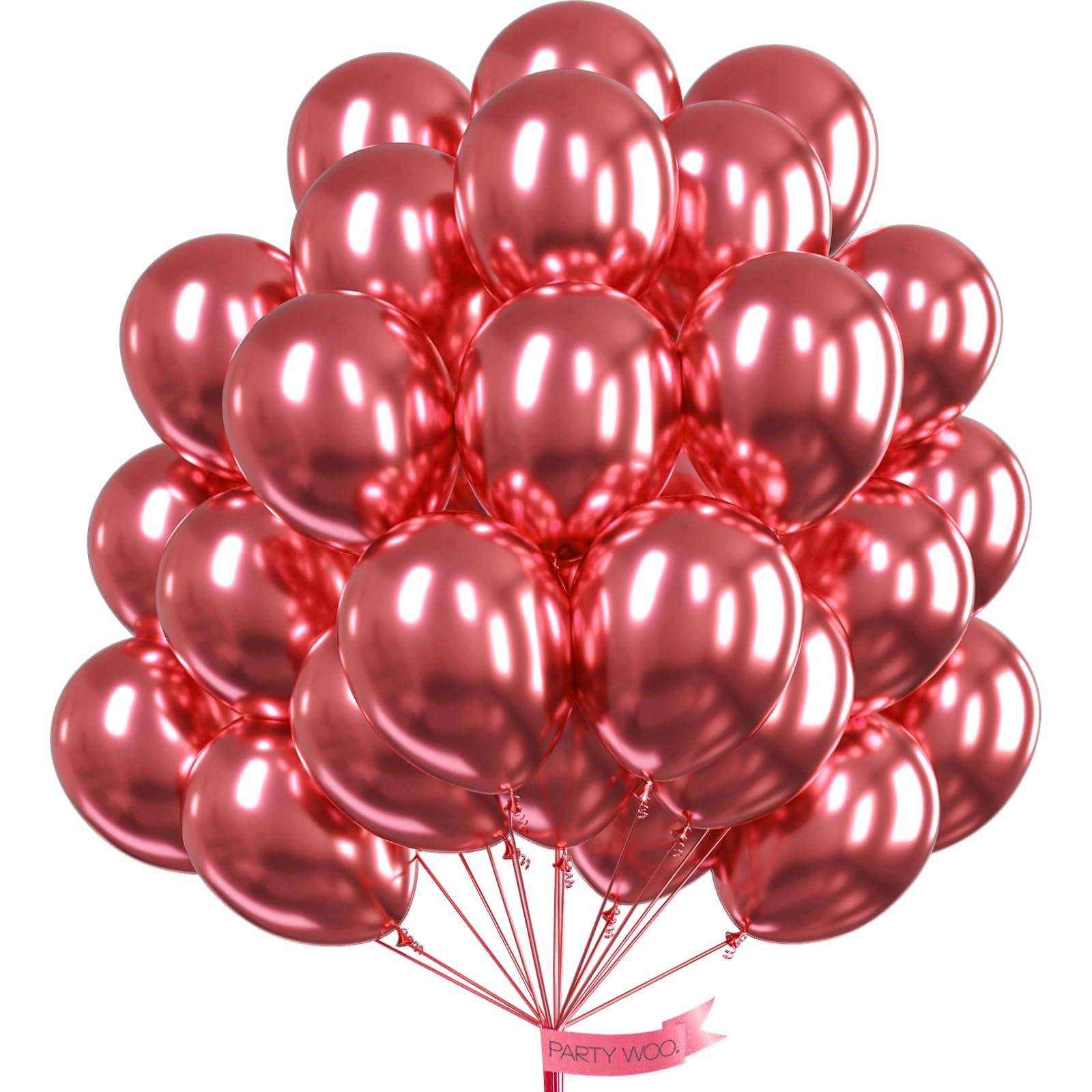 PartyWoo Metallic Green Balloons 50pcs 12 Inch Metallic Apple Green Latex Helium Balloons for Graduation Spring Forest Summer Wedding Engagement Baby Shower Birthday Party Decorations Green-G121
