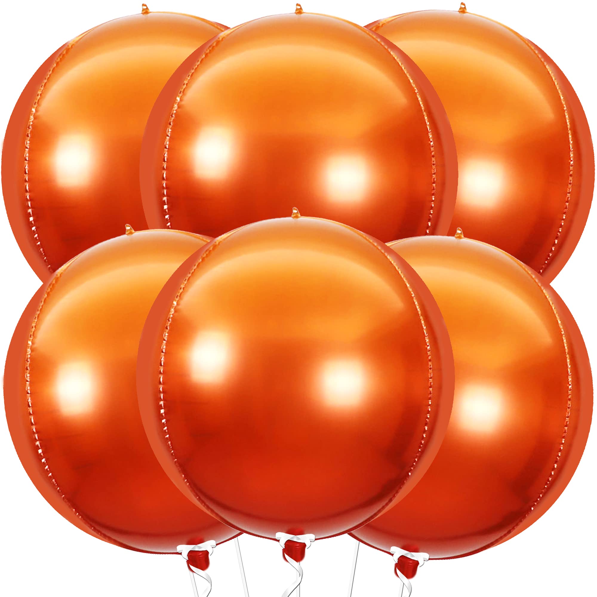 KatchOn, Big Silver Disco Ball Balloons - 22 Inch, Pack of 6 | Disco Party Decorations, 4D Sphere Disco Balloons for 70s Theme Party Decor, Bachelorette Party Decorations | Graduation Decorations 2026