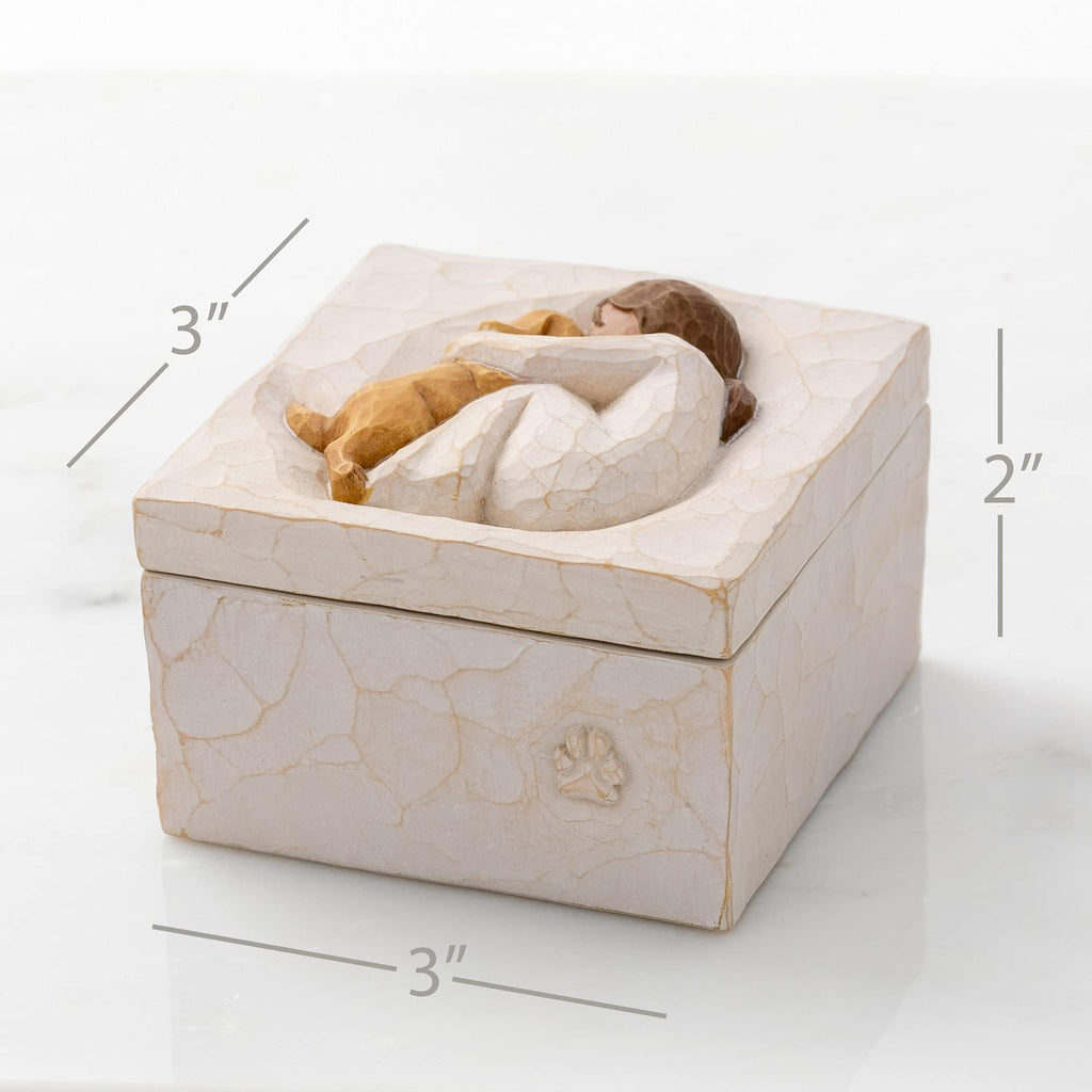 Willow Tree Grandmother, Love that Transcends the Years, Box for Jewelry and Treasures, Reminder of Those you Love who Call you Grandma, Sculpted Hand-Painted Keepsake Box