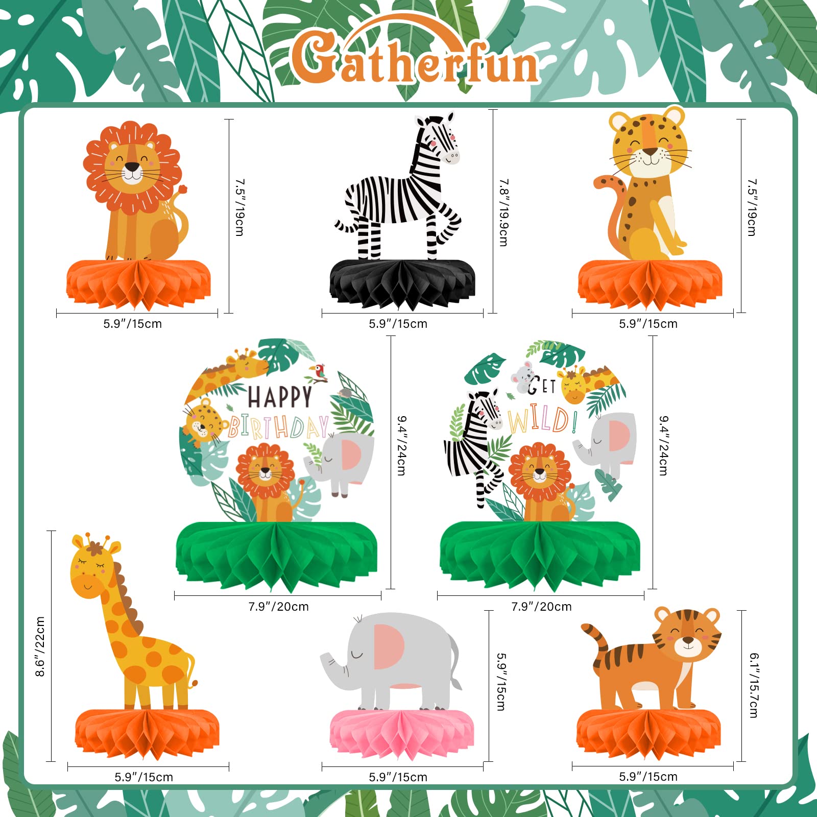 St Patrick's Day Decorations Set - St Patricks Day Honeycomb Centerpieces & Shamrock Beer Table Toppers, for Irish Classroom & St. Patrick's Day Party Supplies