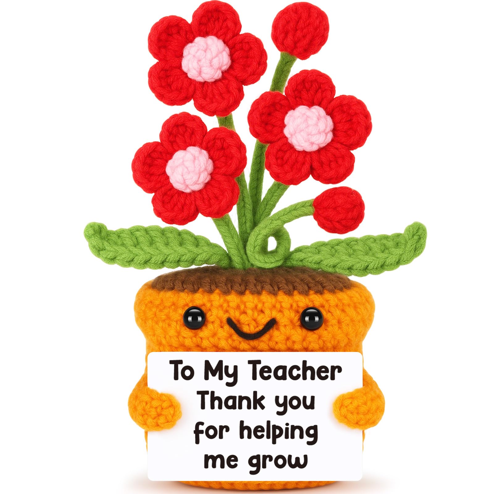 Agantree art Grandma Gifts for Grandma Birthday from Granddaughter Grandson – I Love You Crochet Flower Decor Grandparents Day Christmas for Great Grandma Gigi Nana